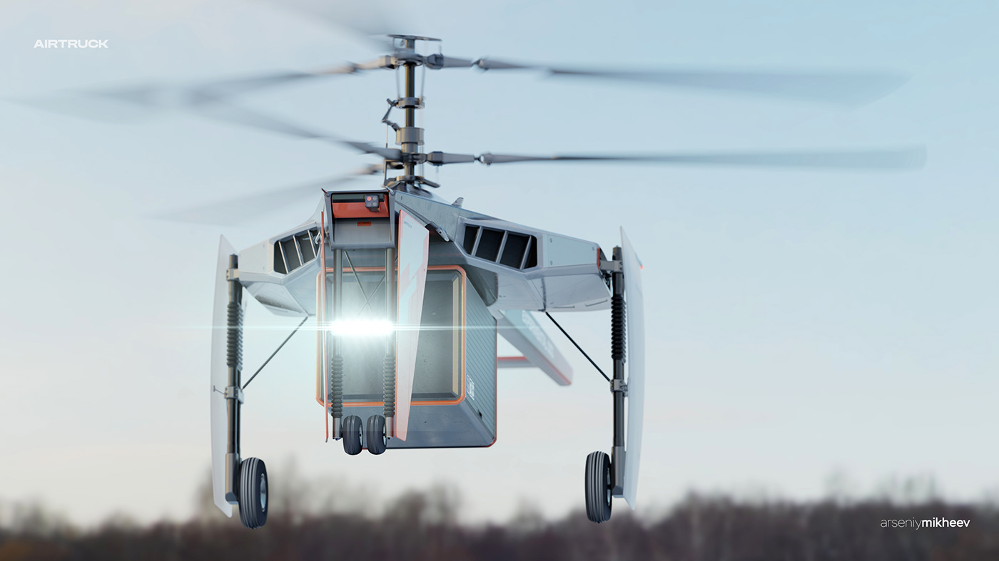 AirTruck，Cargo Helicopter，aircraft，vehicle，