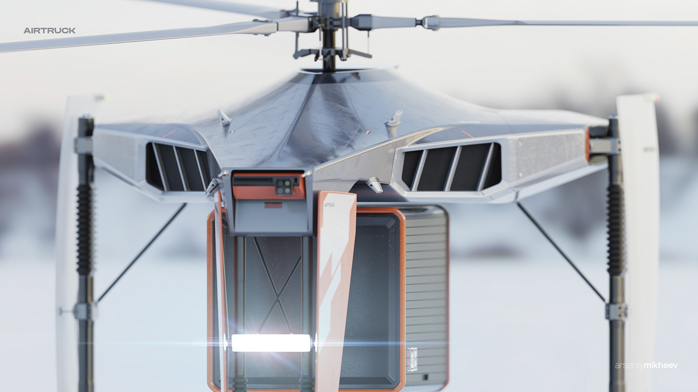 AirTruck，Cargo Helicopter，aircraft，vehicle，