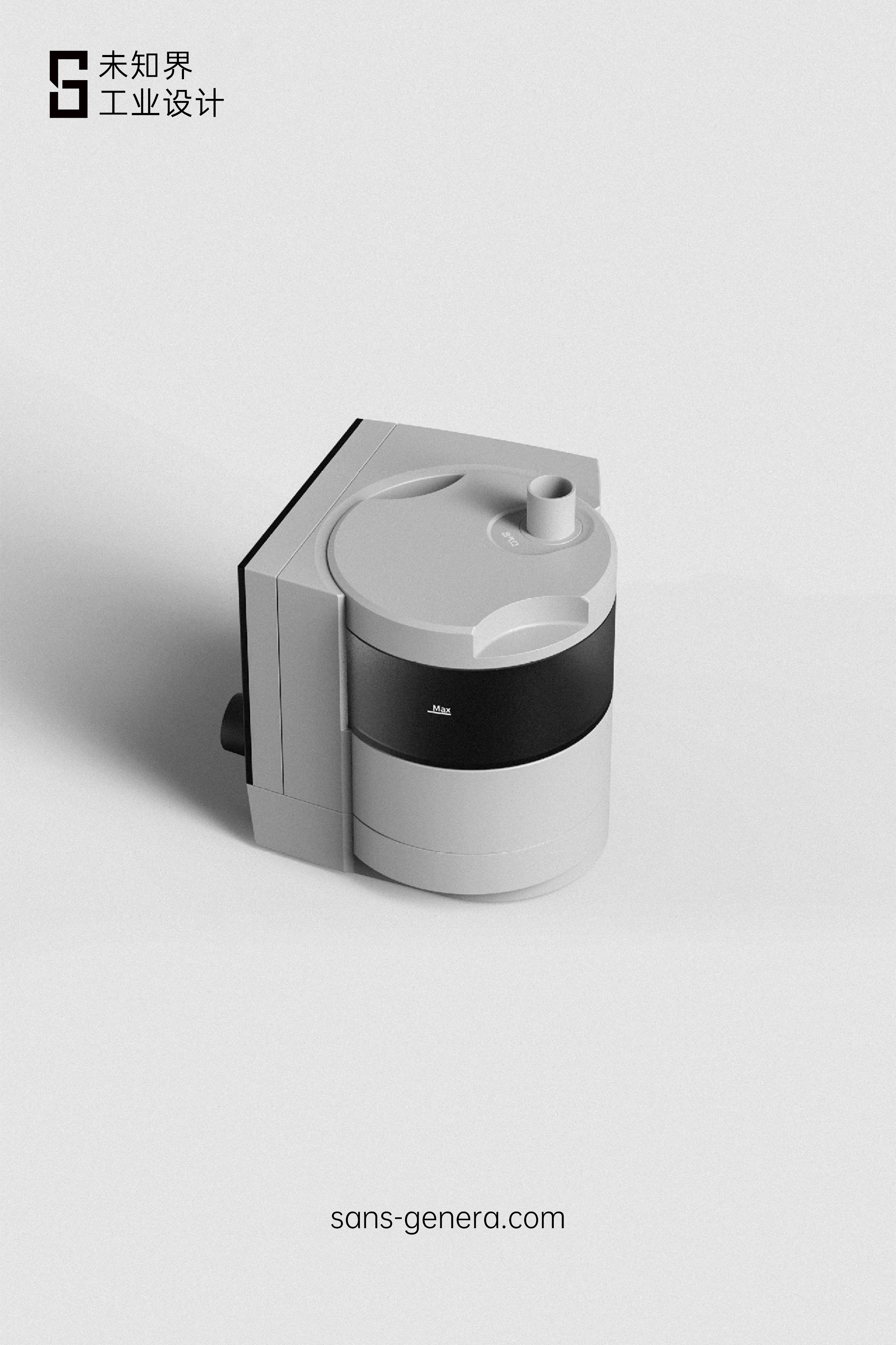 Unknown world，respirator，medical care，geometry，grey，