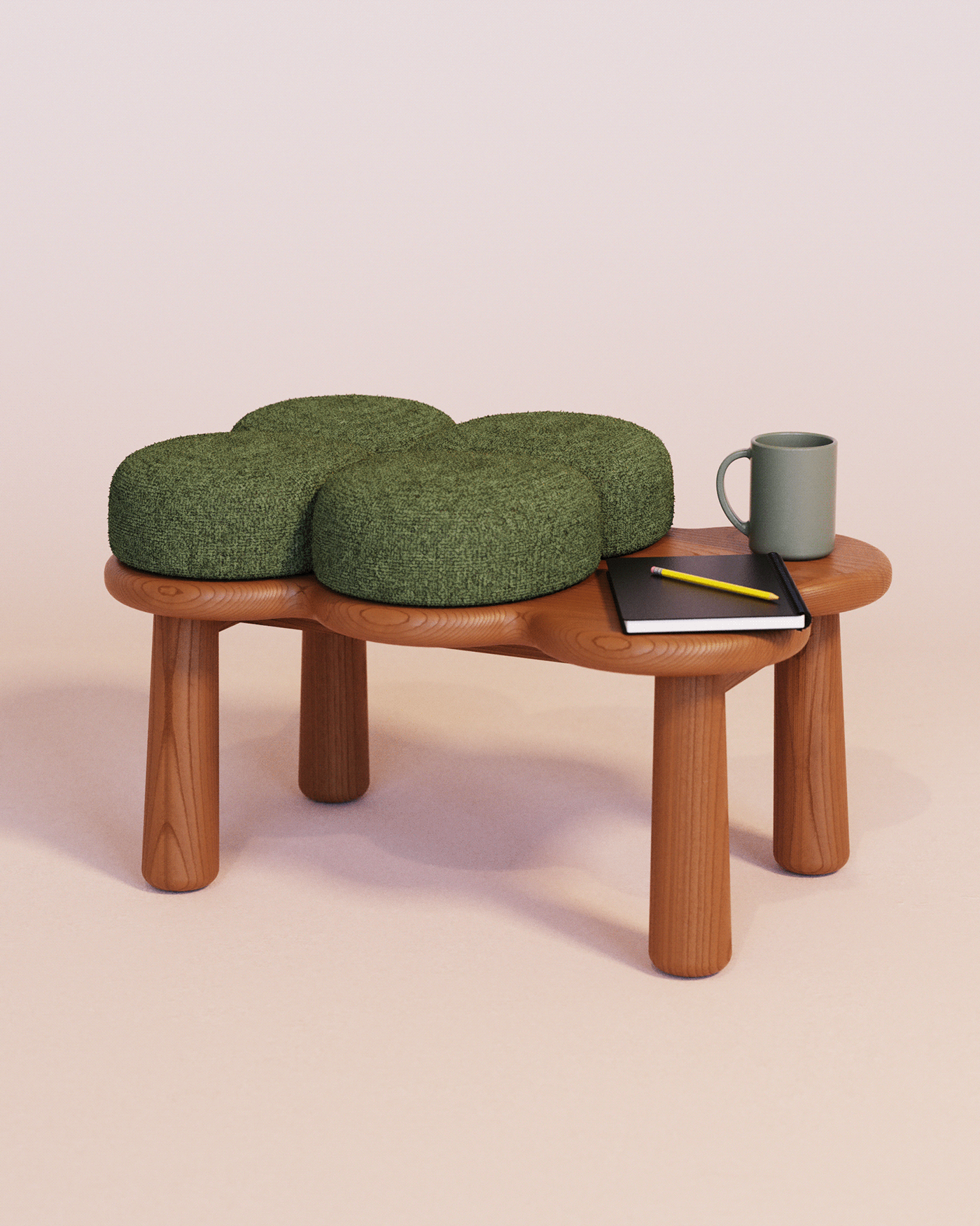 Saku，bench，furniture，stool，