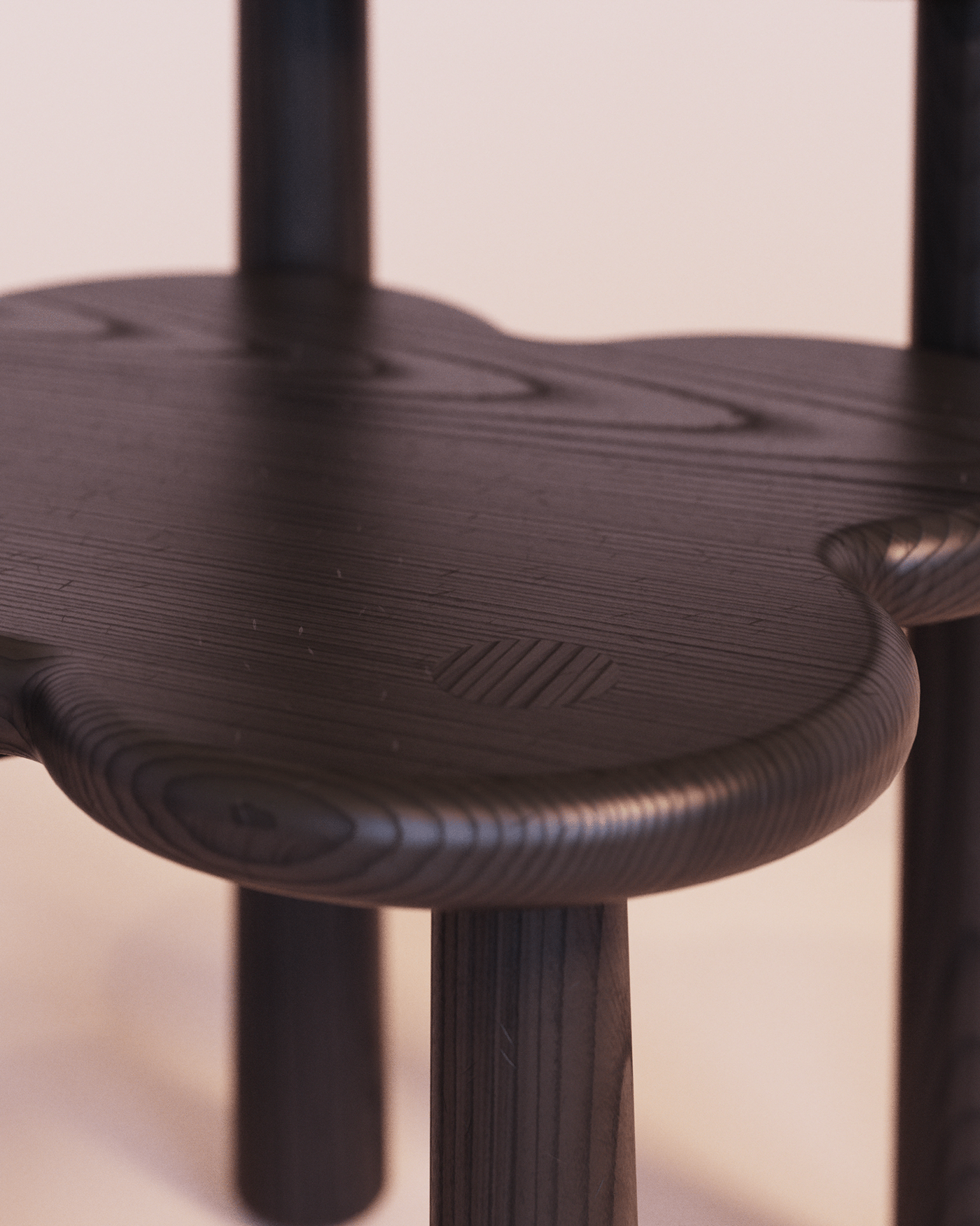 chair，furniture，stool，Saku Chair，