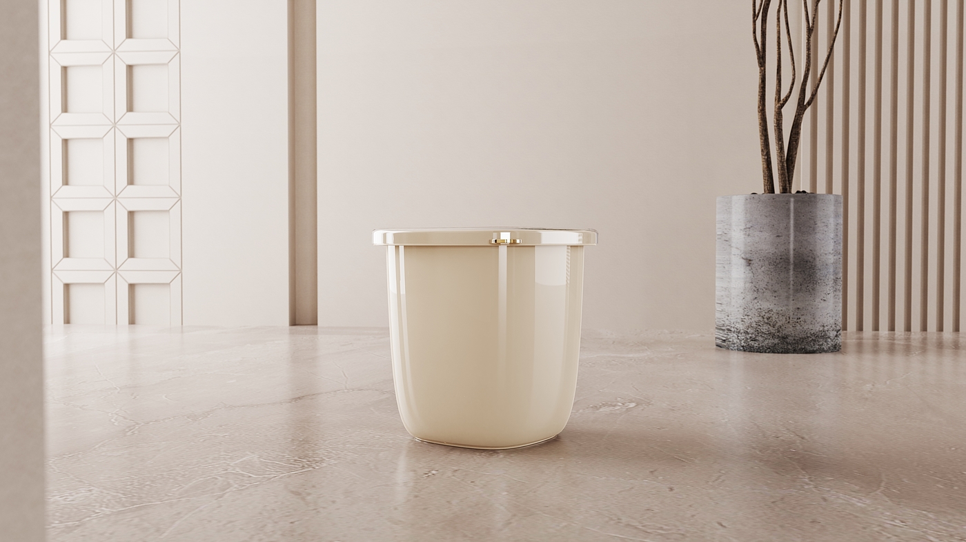 trash can，