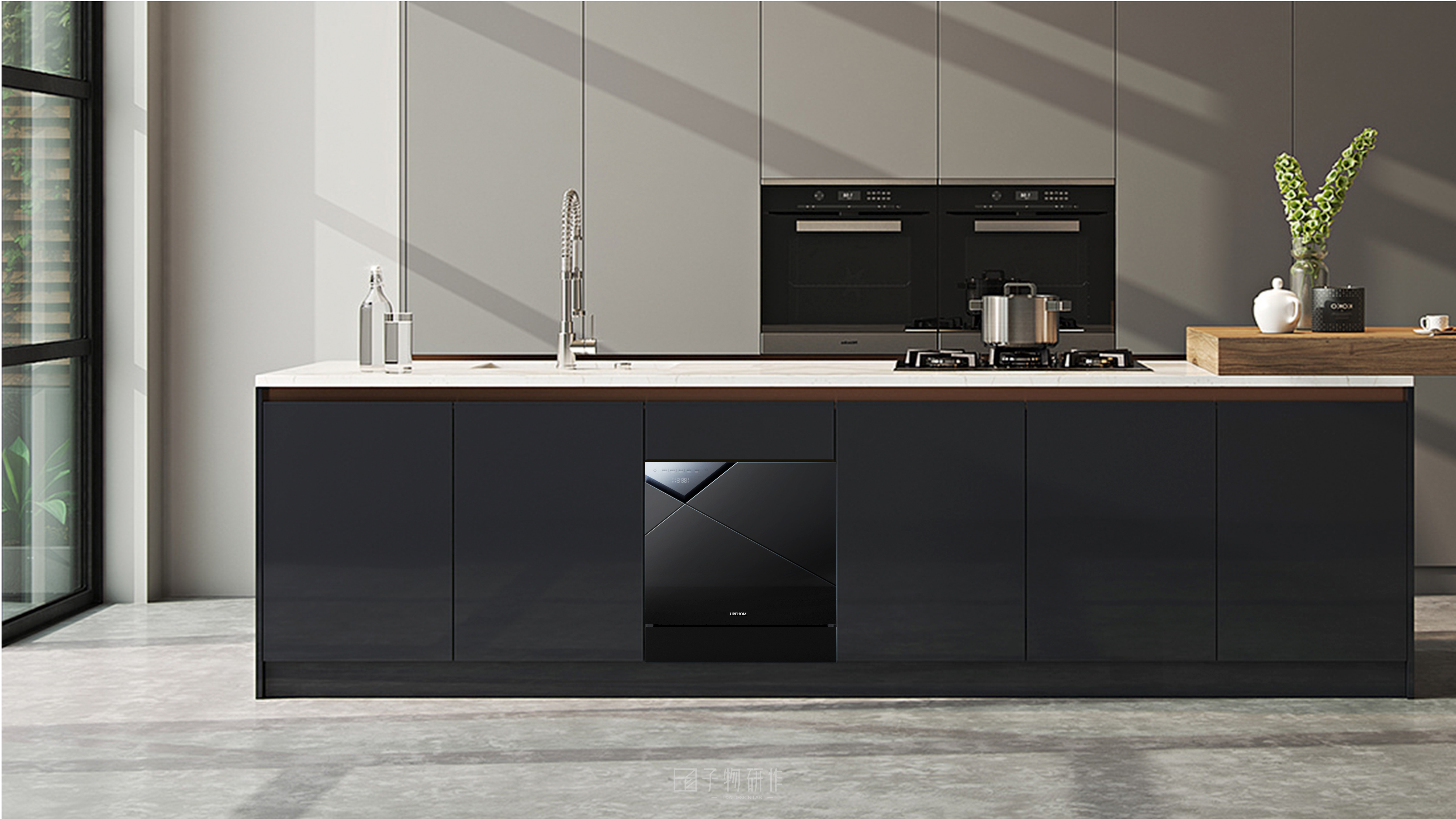 Dishwashers, household appliances, industrial design of sub-products, innovative planning，