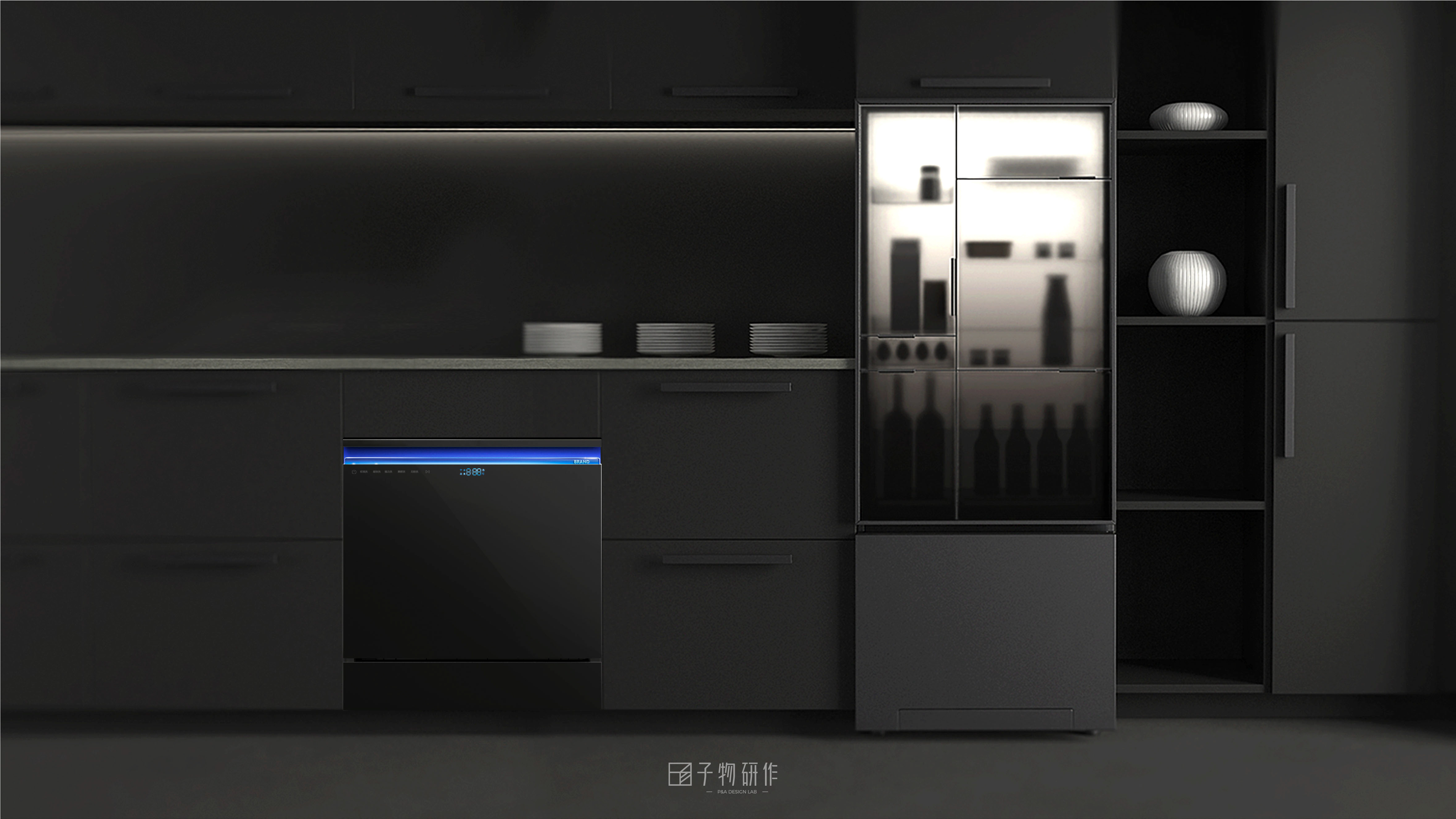 Dishwasher, household appliances, research on sub-products, innovative planning，
