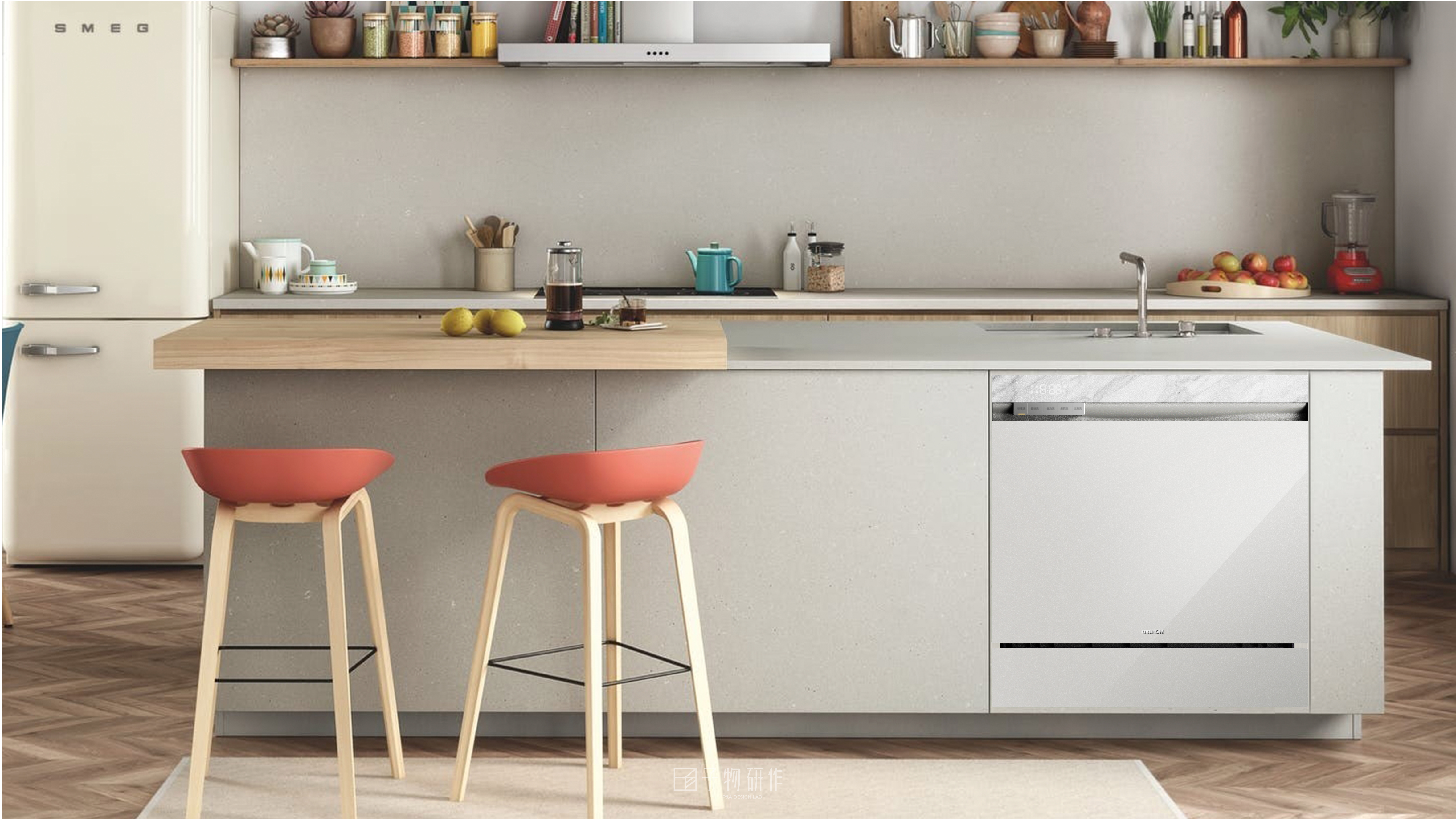 Dishwasher, household appliances, research on sub-products, innovative planning and design，