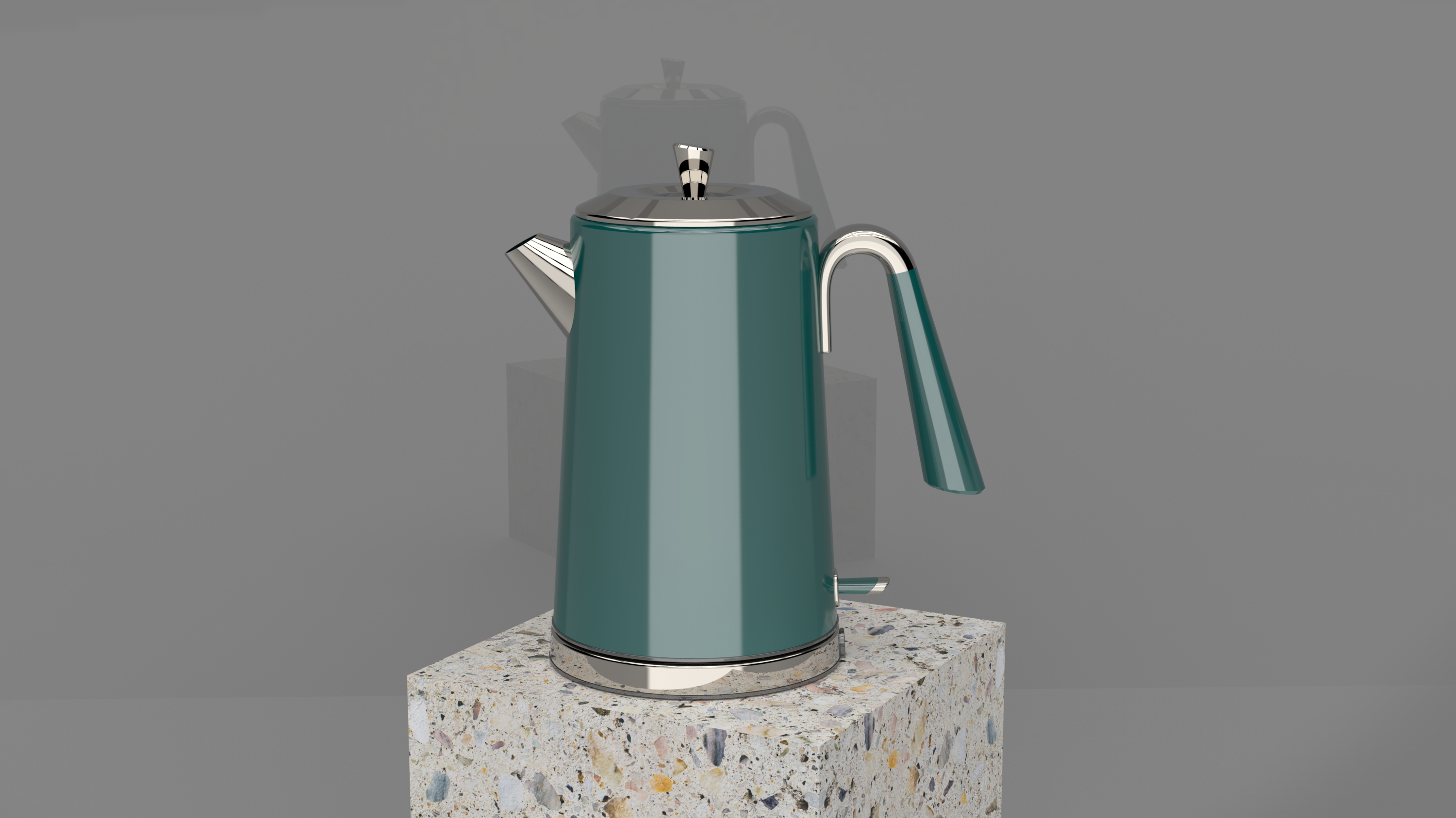 parrot green，Light Luxury Retro，High-end electric kettle，