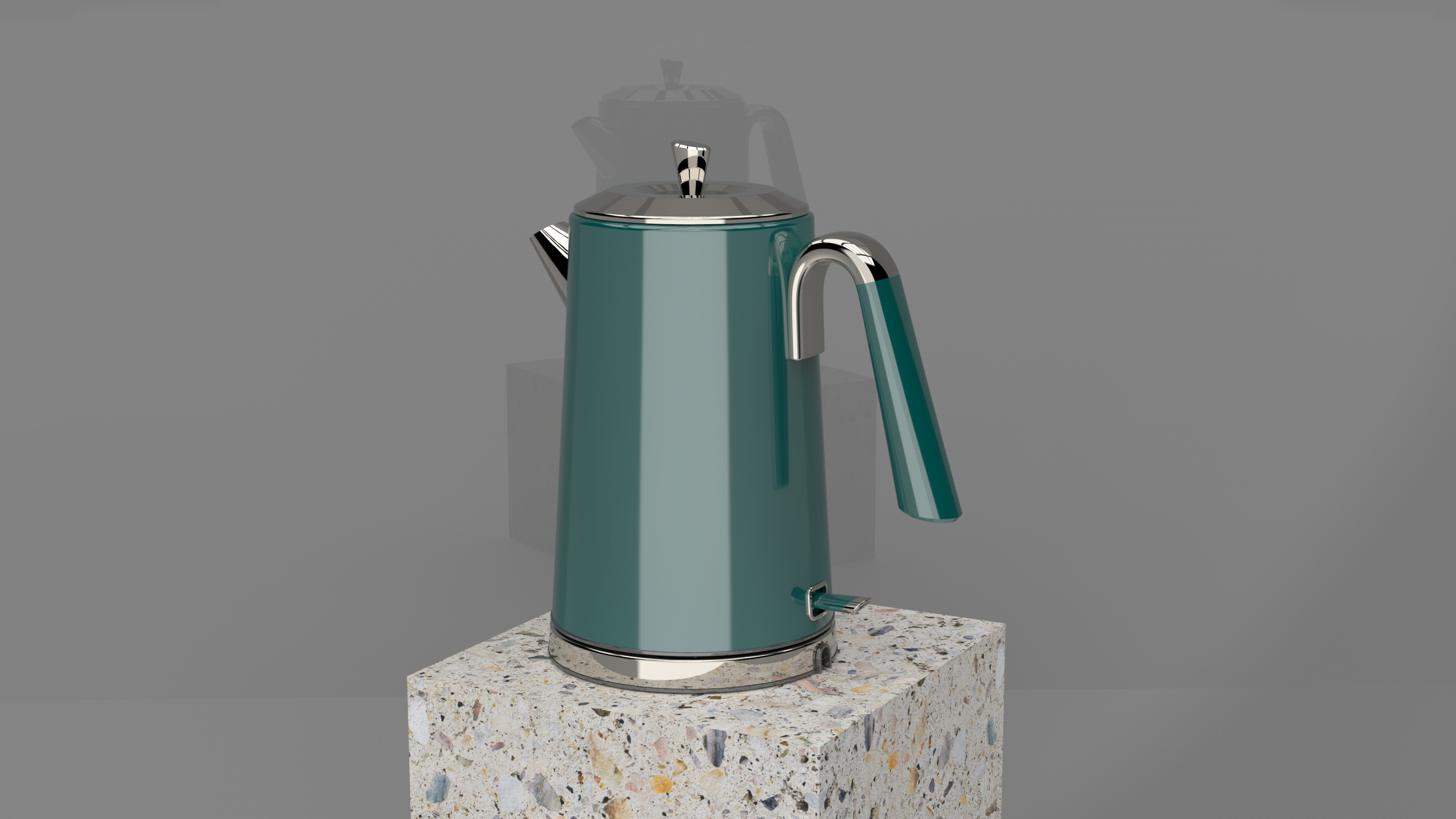 parrot green，Light Luxury Retro，High-end electric kettle，