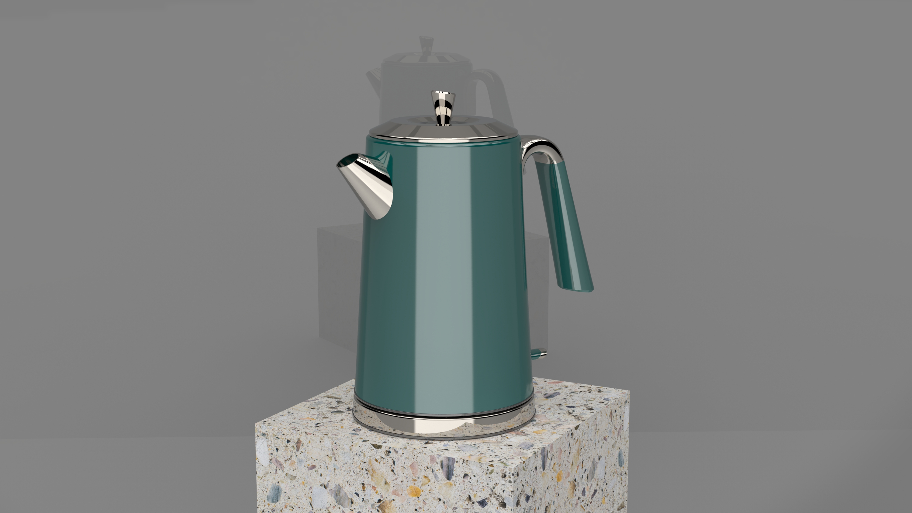 parrot green，Light Luxury Retro，High-end electric kettle，
