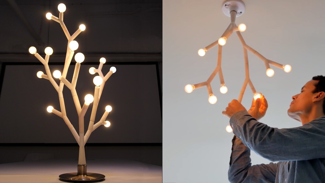 Splitting Light，Branch lamp，furniture，originality，product design，