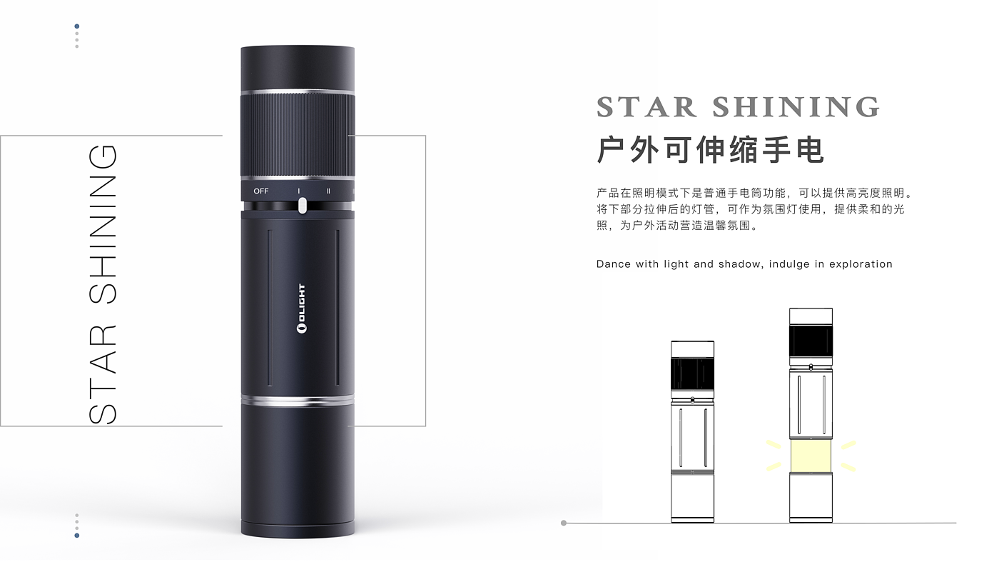 Flashlight，Stretch，lighting，Outdoor camping，Atmosphere lamp，