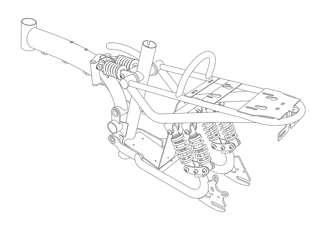 Multi-shock absorption-folding electric bicycle ebike-micro single，