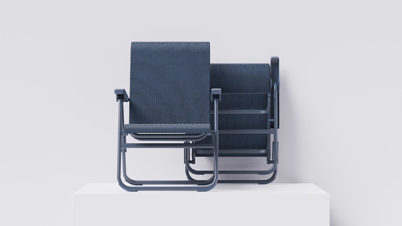 industrial design，Outdoor furniture，Folding furniture，Beach chair，Leisure chair，