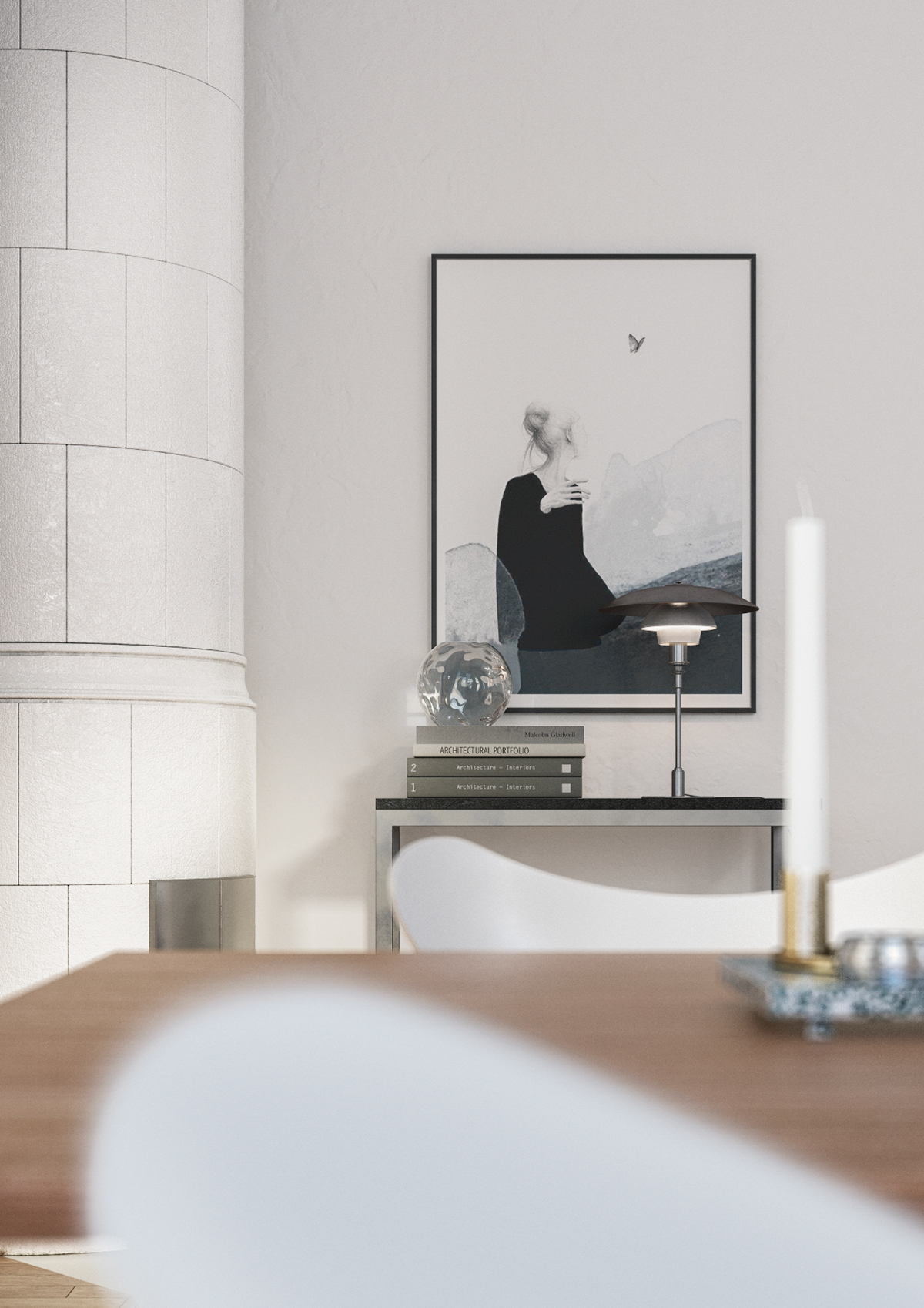 Three Rooms，3D modeling，Render，Cinema 4D，v-ray，Interior design，Modeling and rendering，