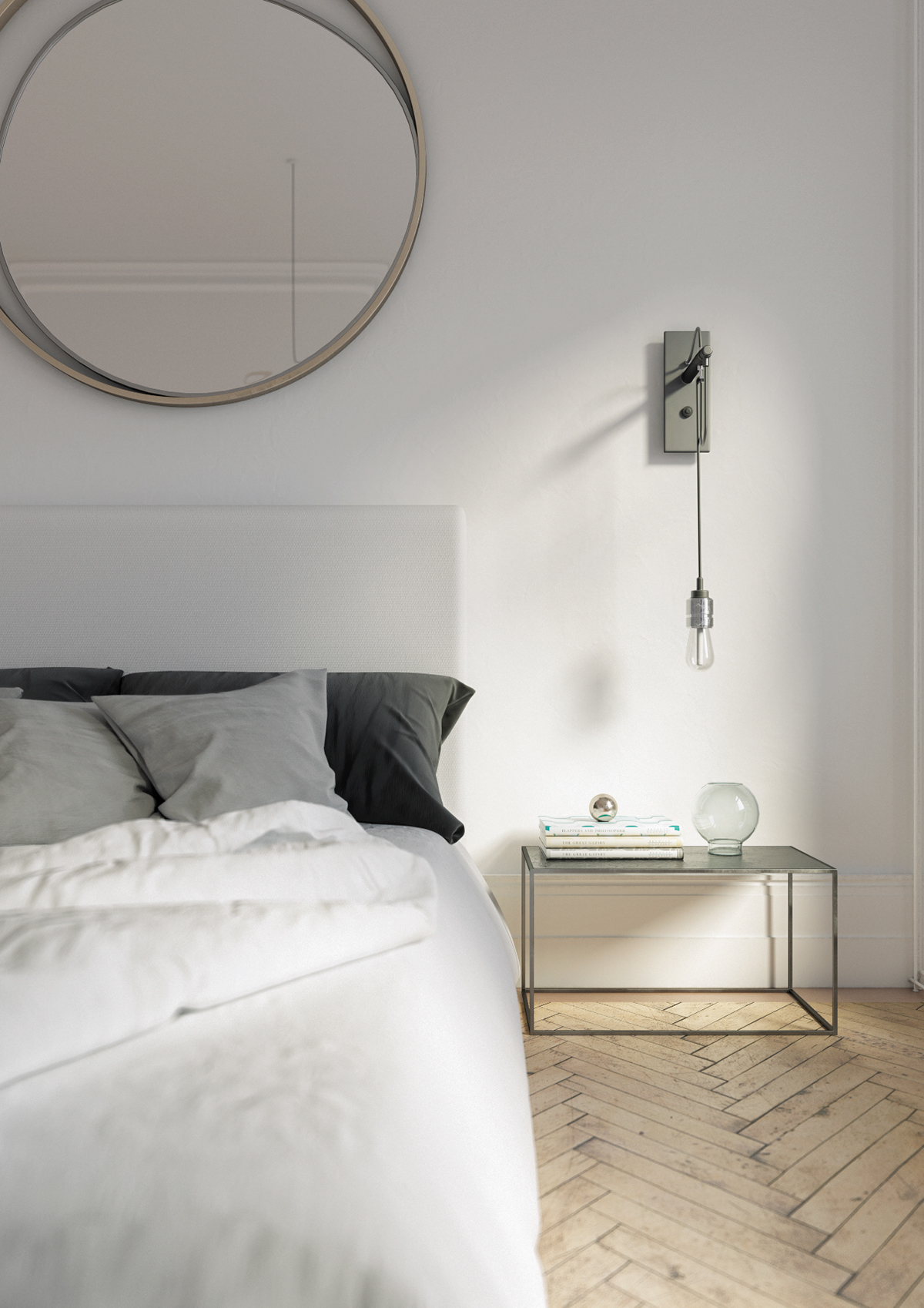 Three Rooms，3D modeling，Render，Cinema 4D，v-ray，Interior design，Modeling and rendering，