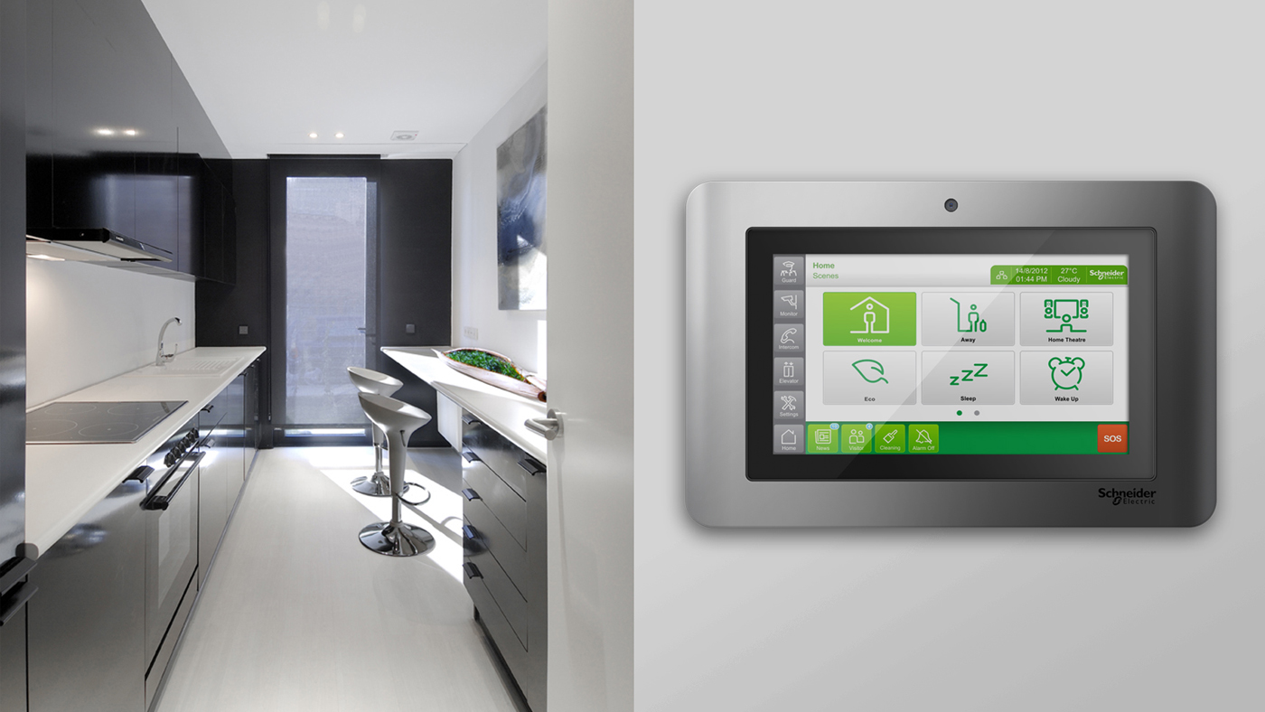 SCHNEIDER，Schneider，Smart home，Intercom access control，Marquis，Xightor，