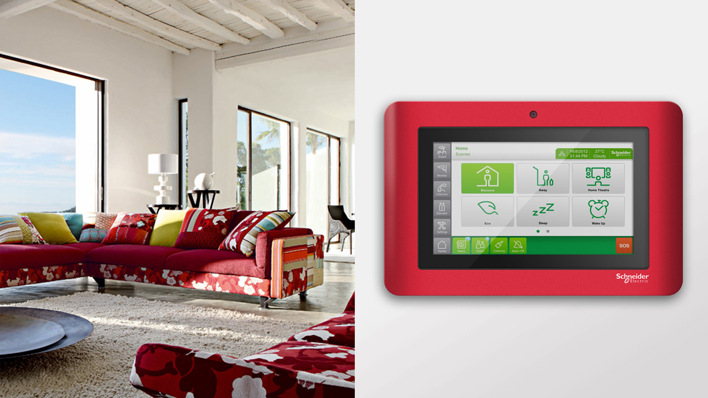 SCHNEIDER，Schneider，Smart home，Intercom access control，Marquis，Xightor，