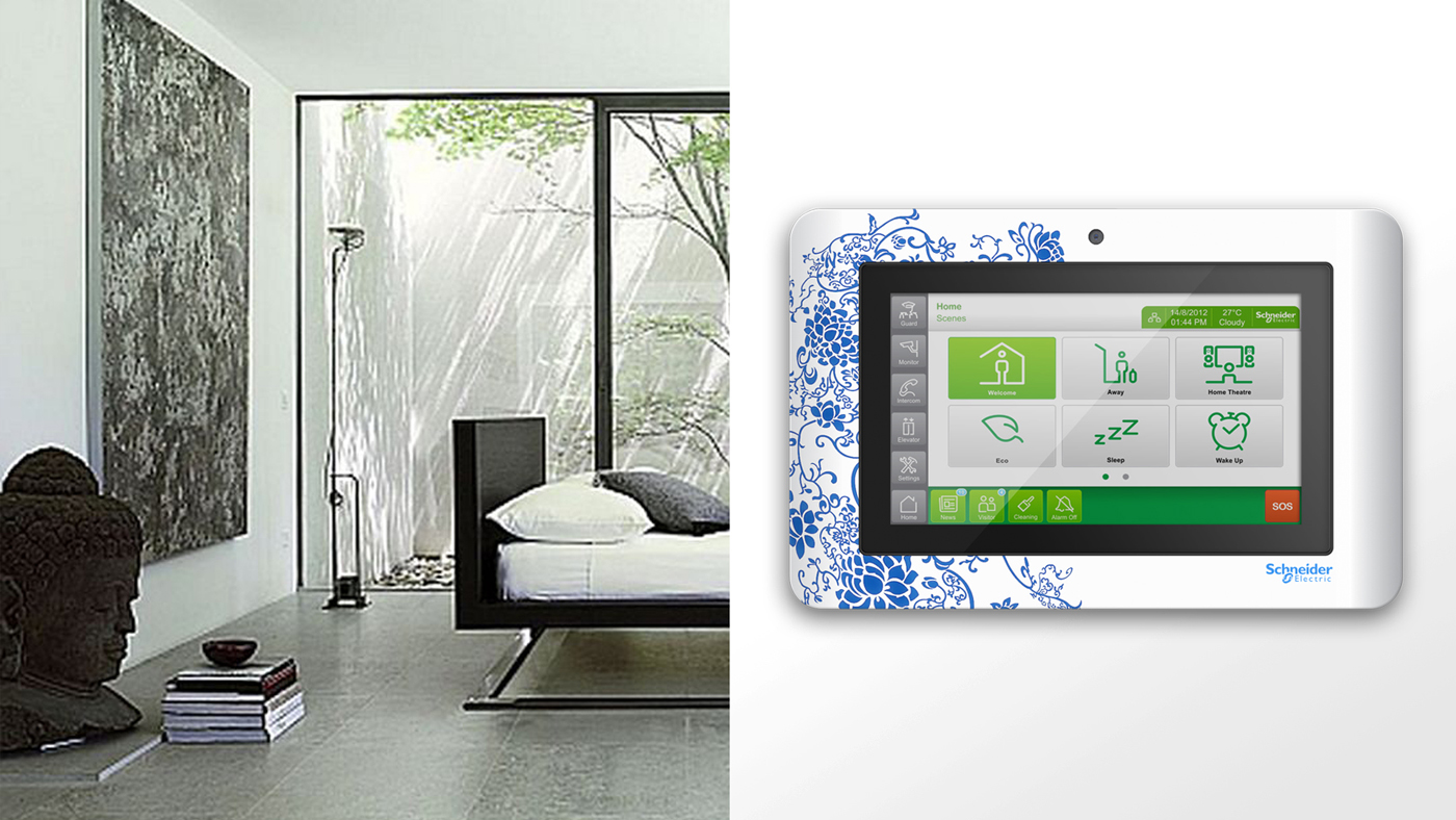 SCHNEIDER，Schneider，Smart home，Intercom access control，Marquis，Xightor，