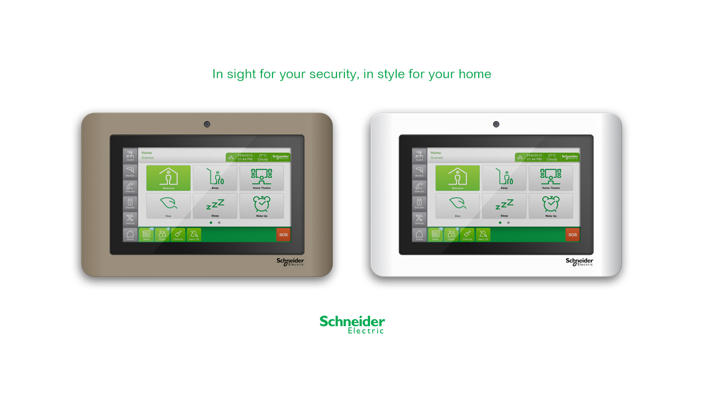 SCHNEIDER，Schneider，Smart home，Intercom access control，Marquis，Xightor，