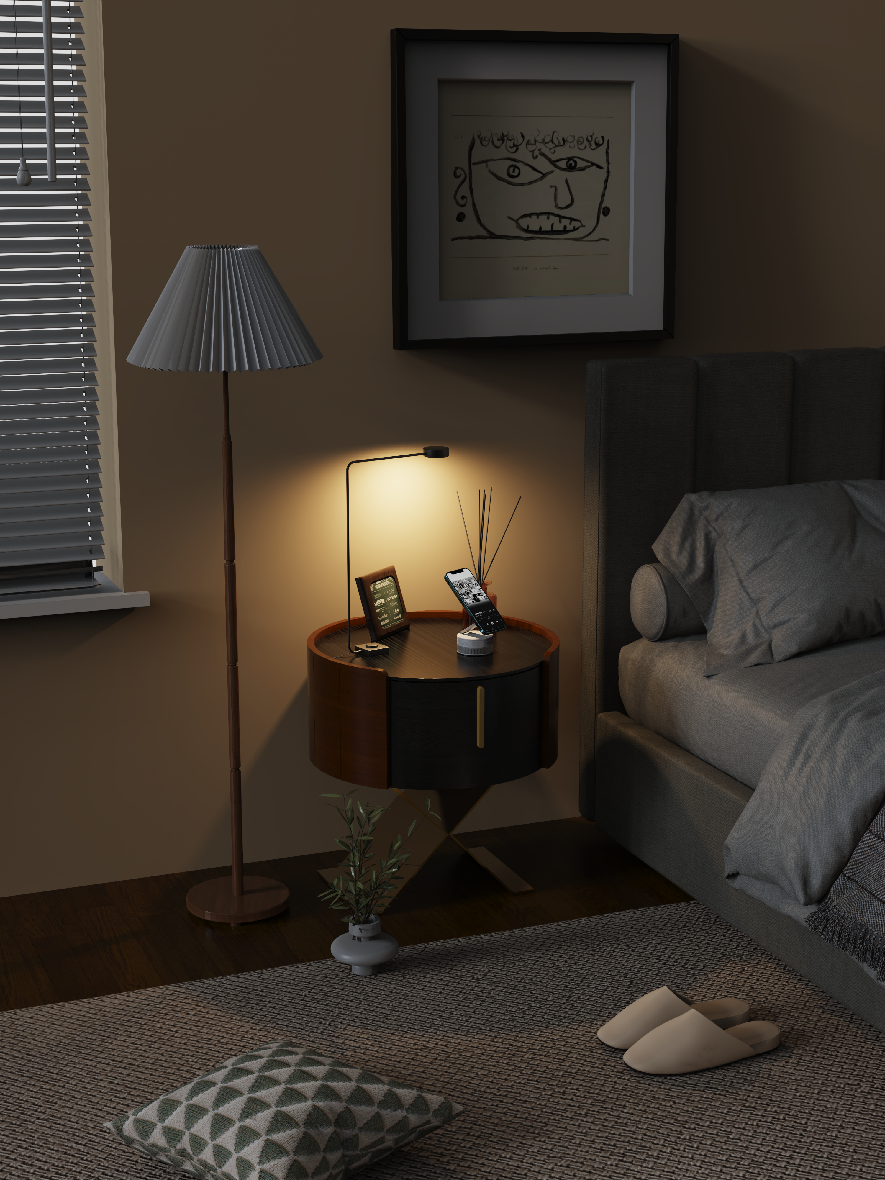 Mobile phone bracket，Bluetooth Speaker ，Wireless charging，