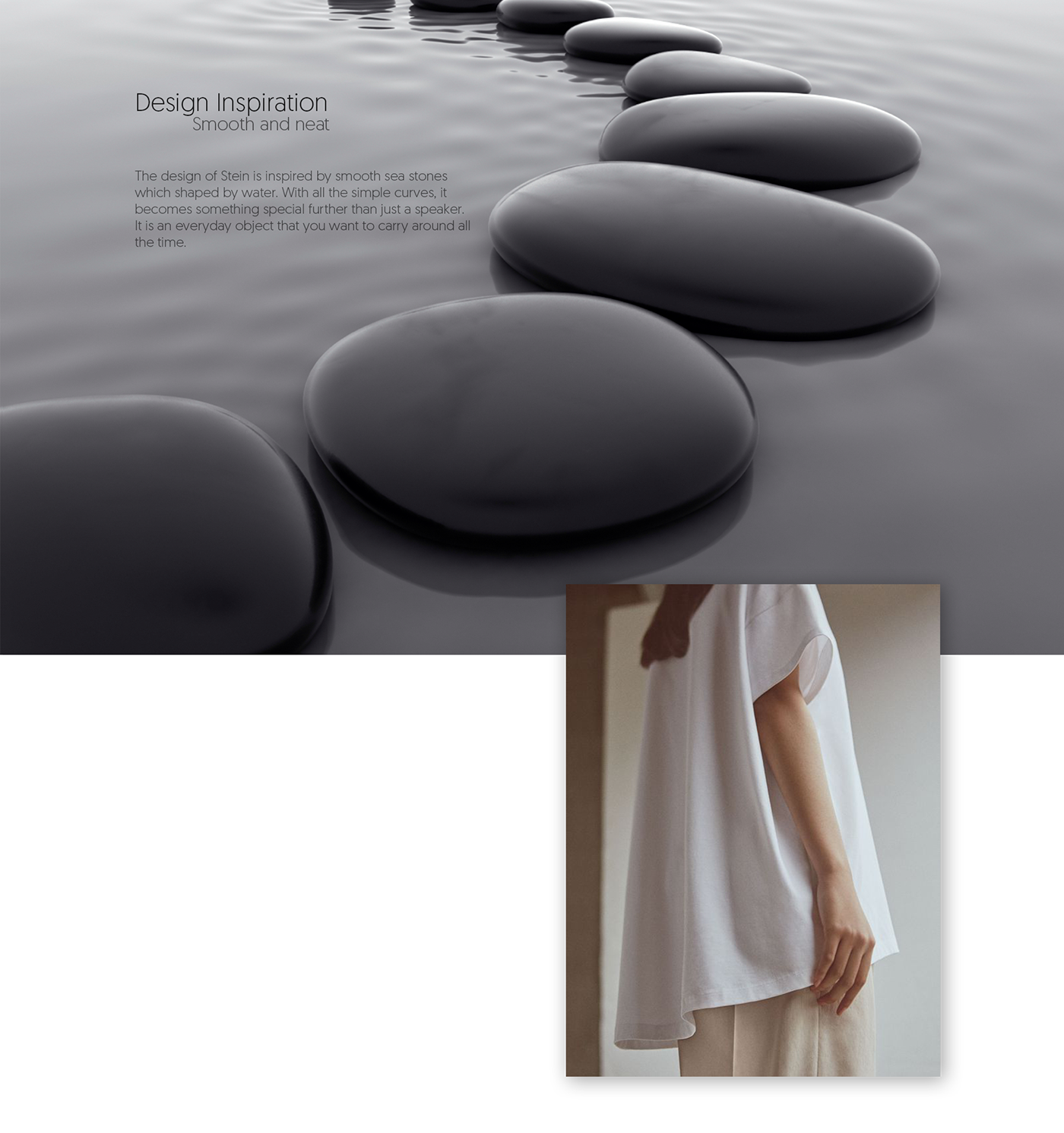 Stein，Portable，Wireless speaker，Bluetooth，inspiration，natural，Elegant and intuitive，