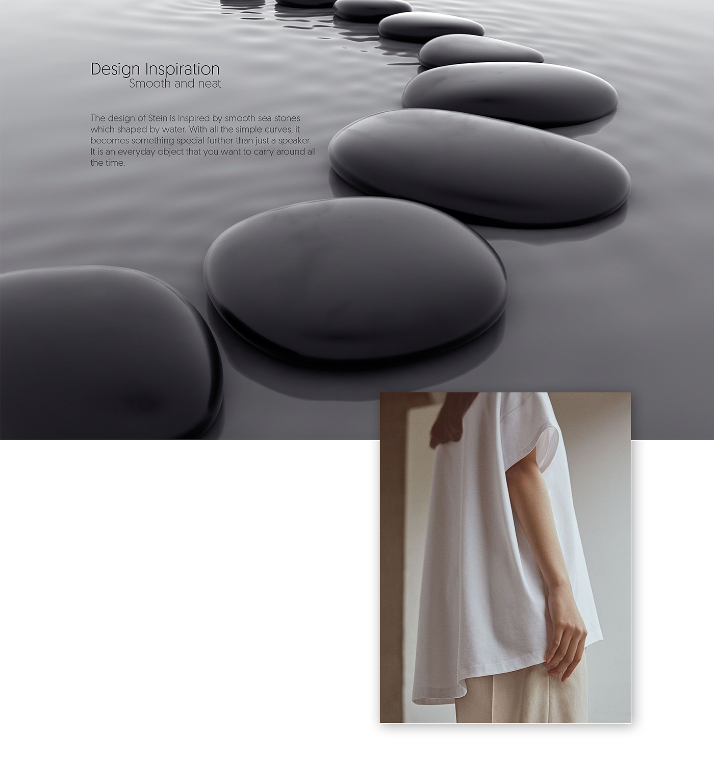 Stein，Portable，Wireless speaker，Bluetooth，inspiration，natural，Elegant and intuitive，