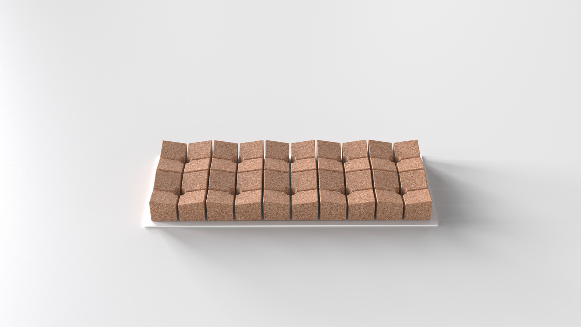 Industrial design, rendering, office, storage box, desktop finishing，