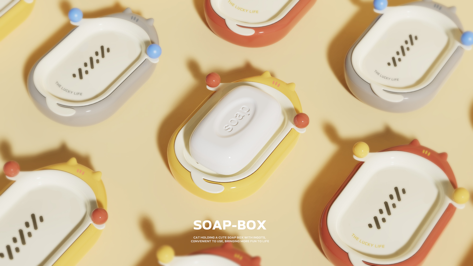 Soap box，Kitty，bionics，soap box，