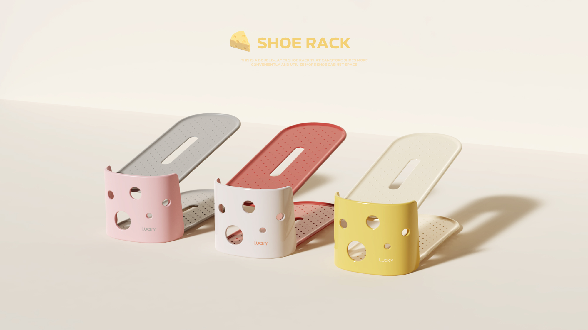shoe rack，Double-layer shoe rack，cheese，