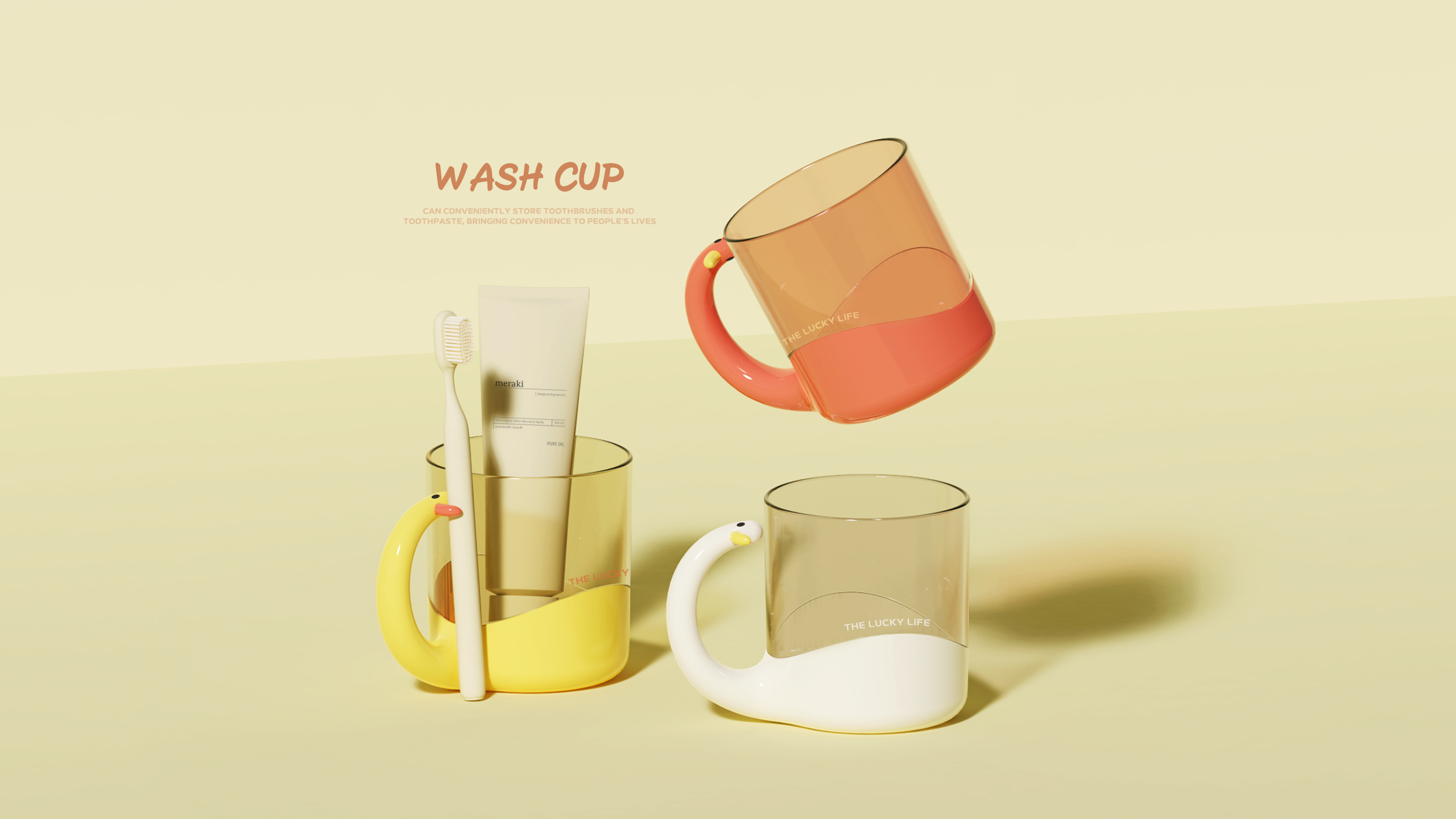 Wash Cup，toothbrush，glass，Wash and gargle，Daily Necessities，