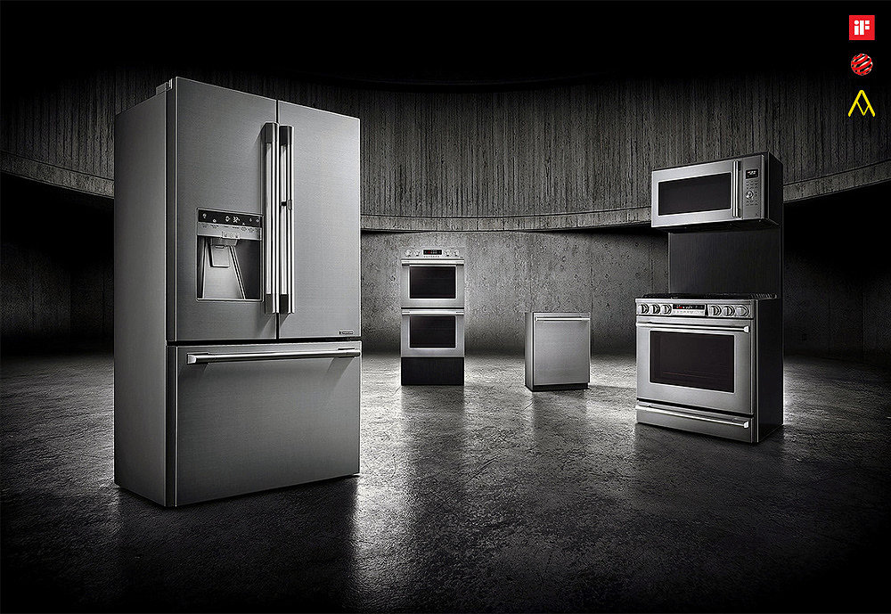 signature，Kitchen Suite，冰箱，微波炉，洗碗机，炉灶面，