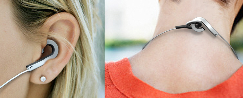 Idea Award，2008 Red Dot，headset，Holederearphone，originality，a hook，convenient，