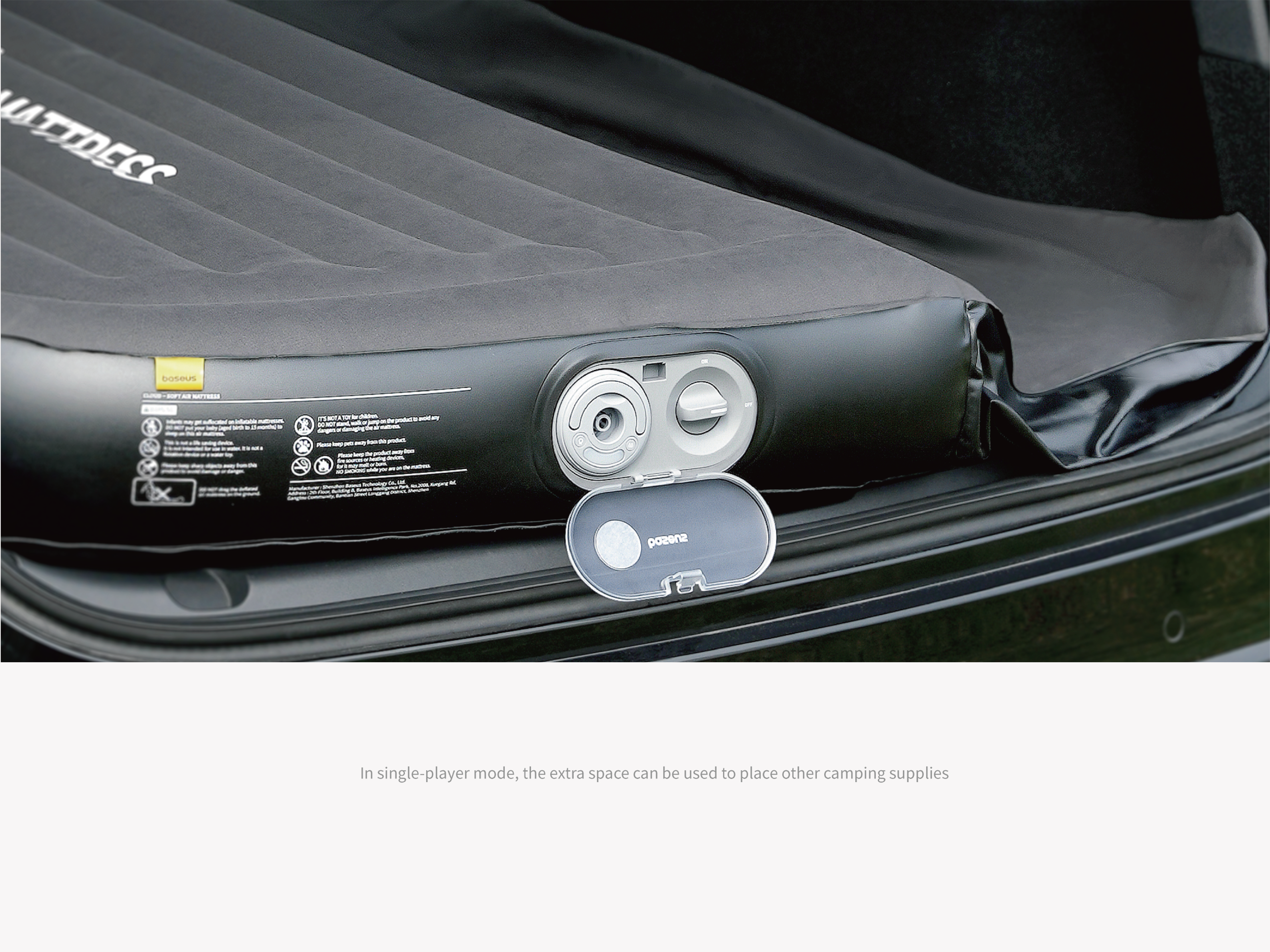 T-Space，Air cushion bed，vehicle，camping，Air pump，outdoors，