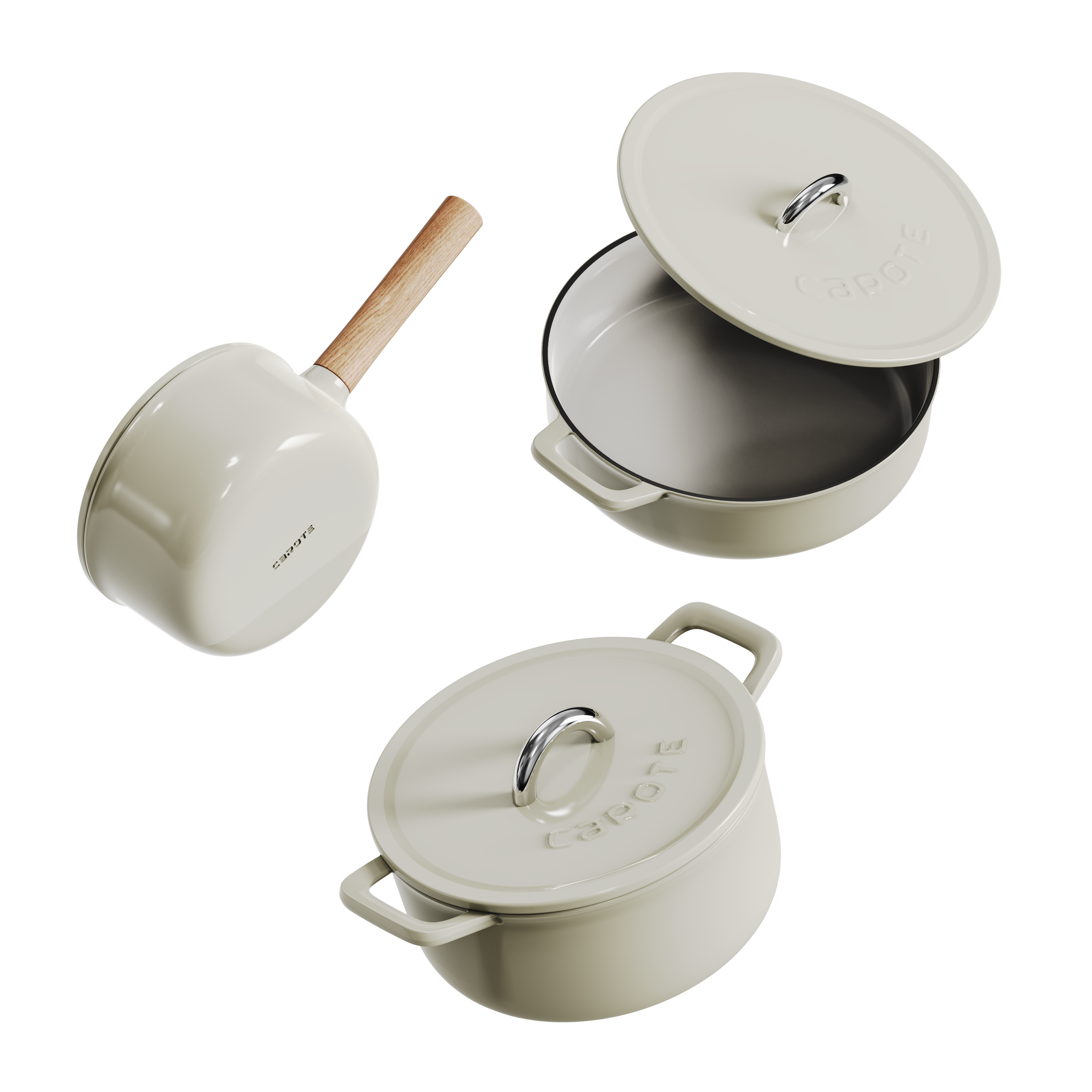 cooker，Enamel pot，Nordic style，