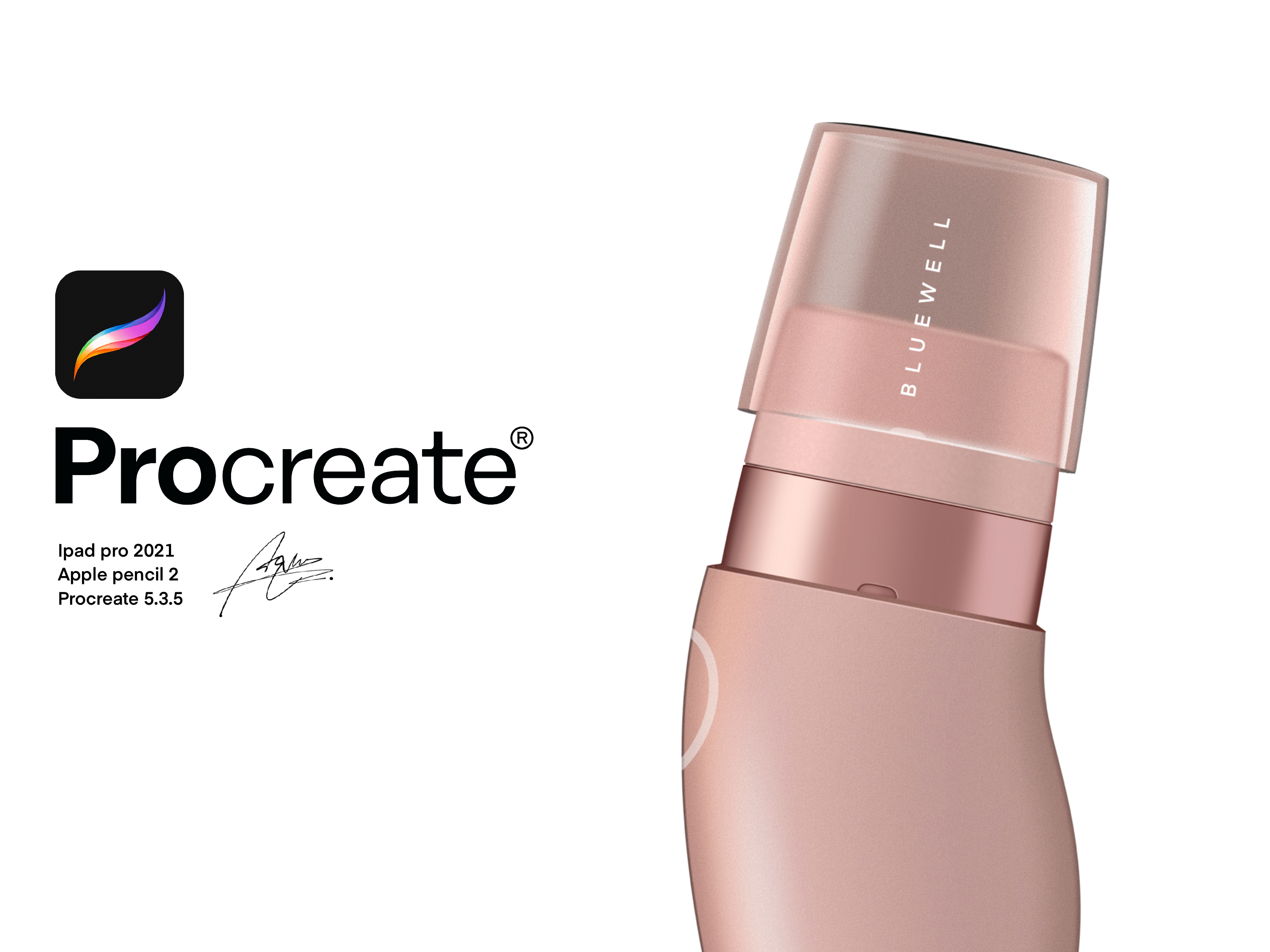 Procreate，industrial design，