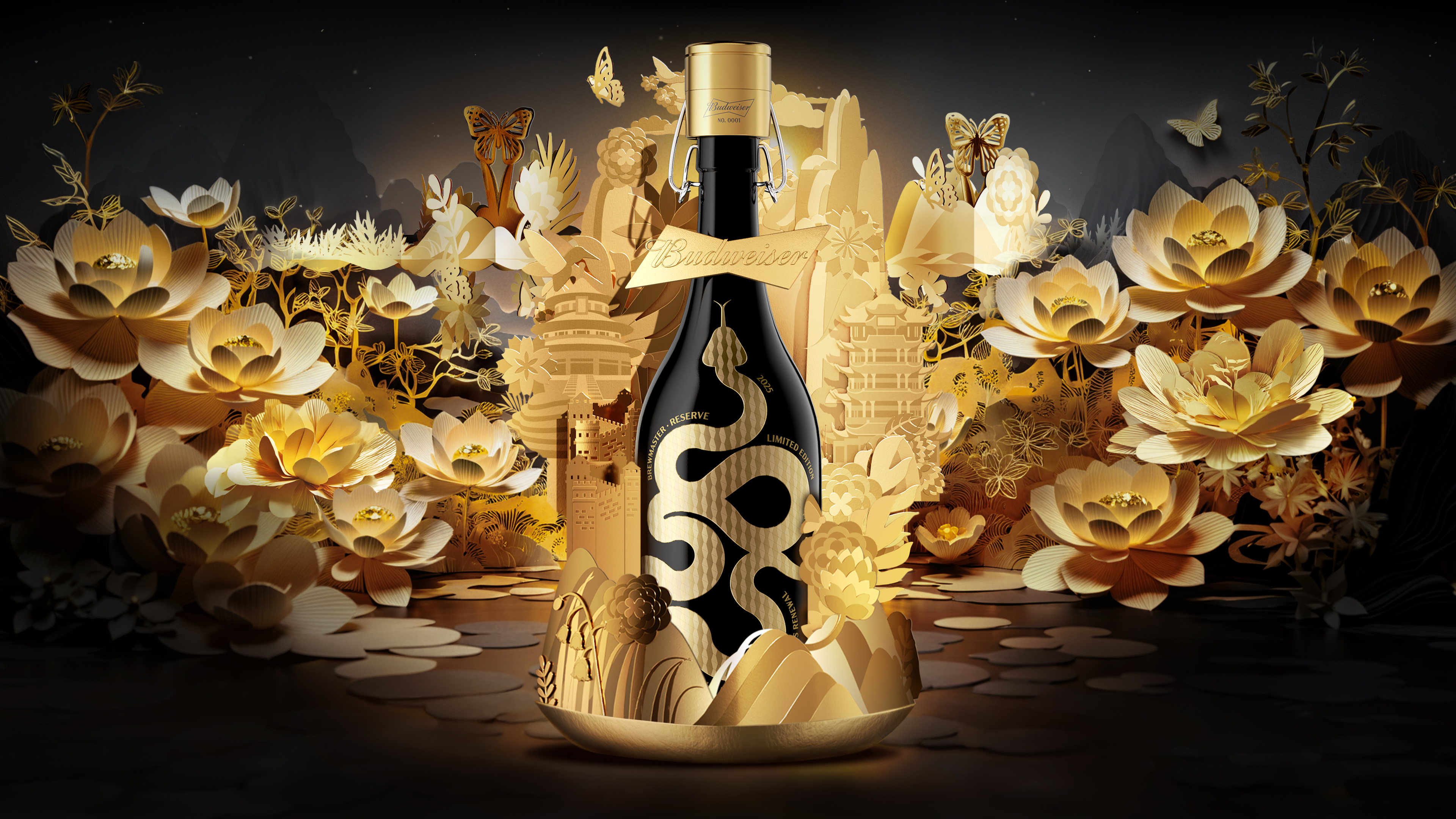 packing design，Wine packaging，Budweiser，original，Pan Hu，High end gift box，Limited Edition，