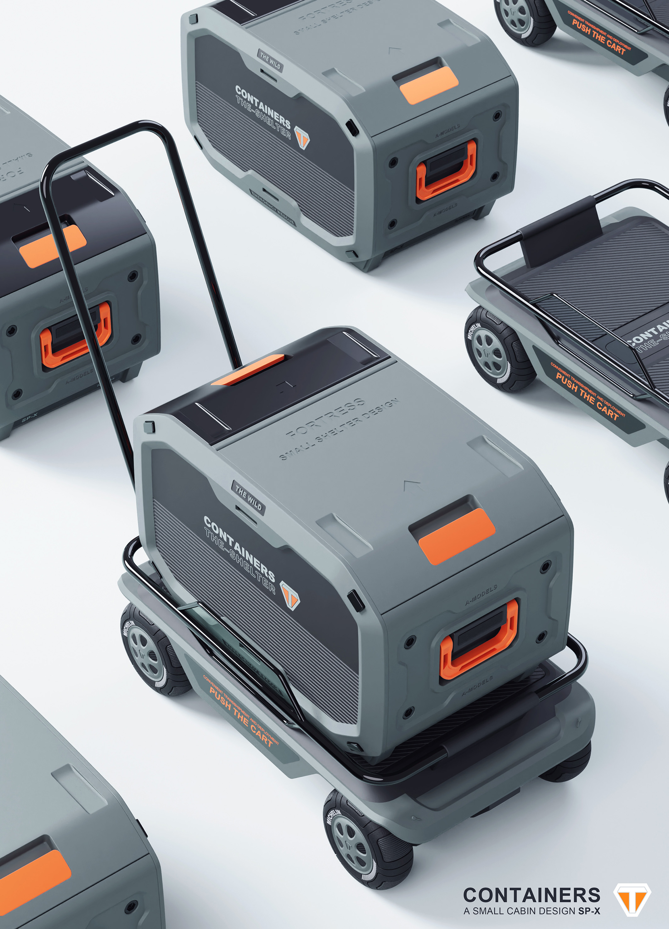 Outdoor power supply，Outdoor trolley，shelter design，Military equipment，