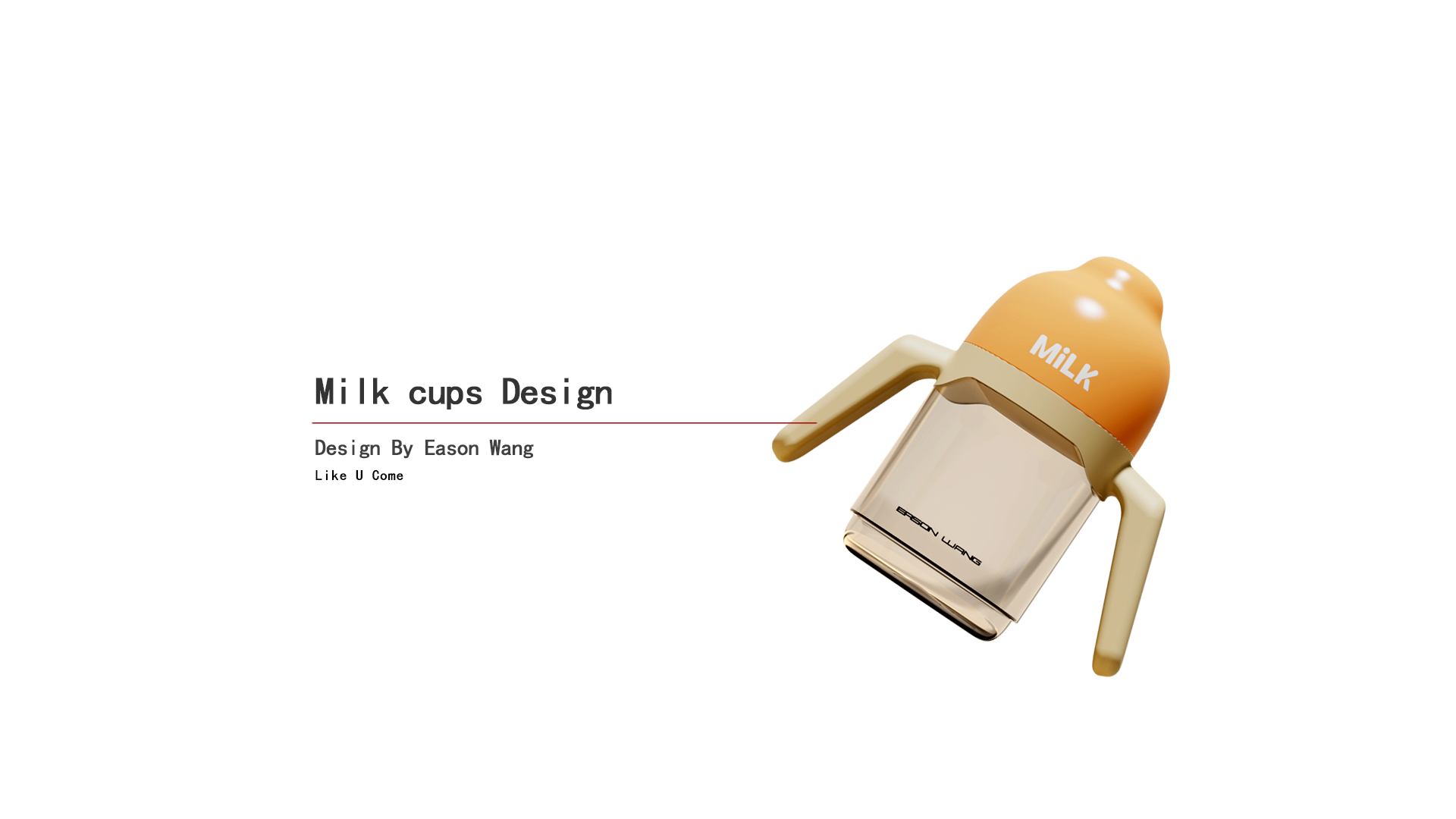 Child mother and baby，Cup pot，milk cup，Modeling design，ppsu，