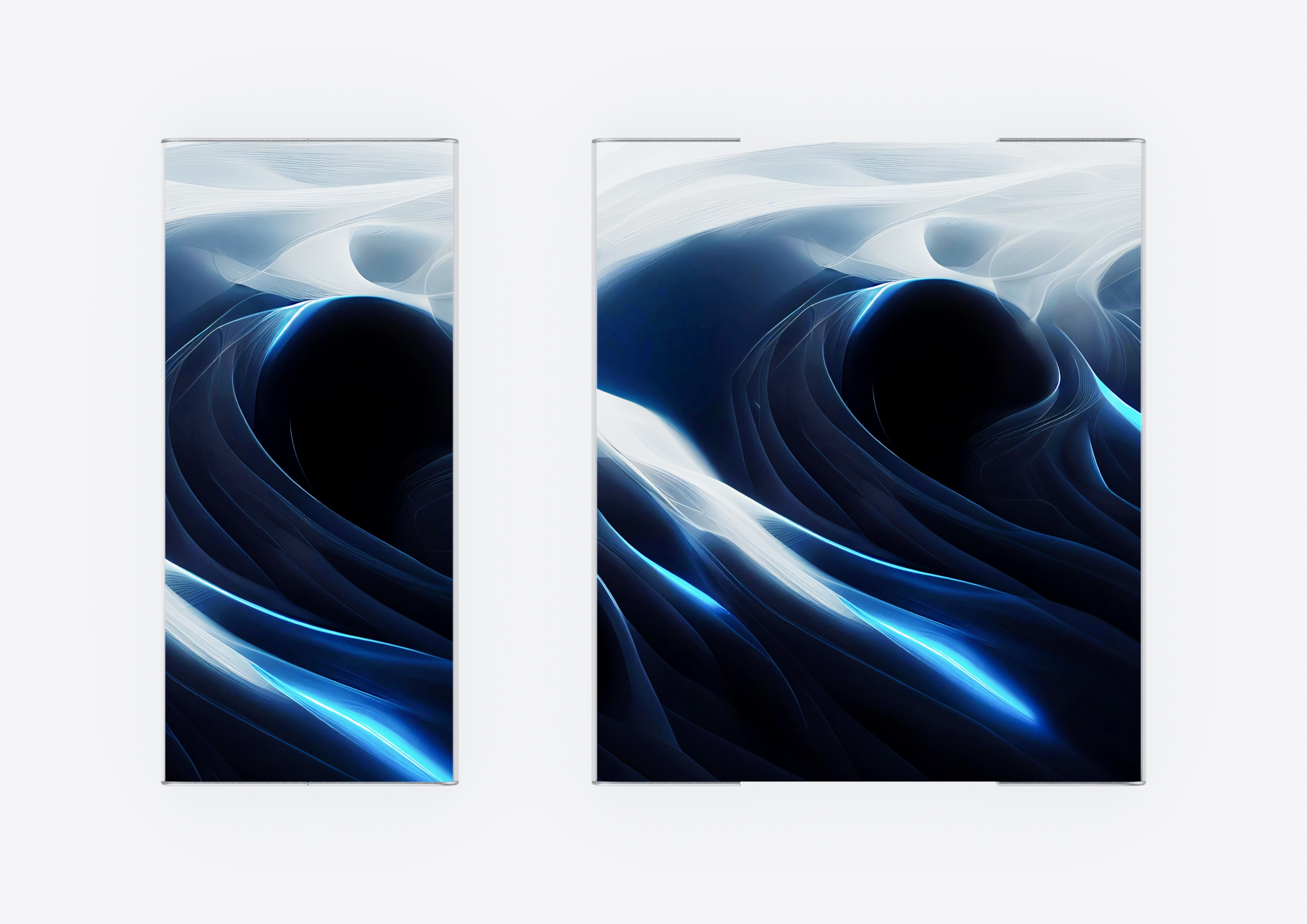 iphone，mobile phone，Intelligent mobile phone，Creative inspiration，conceptual design，product design，Scroll screen，Concept mobile phone，