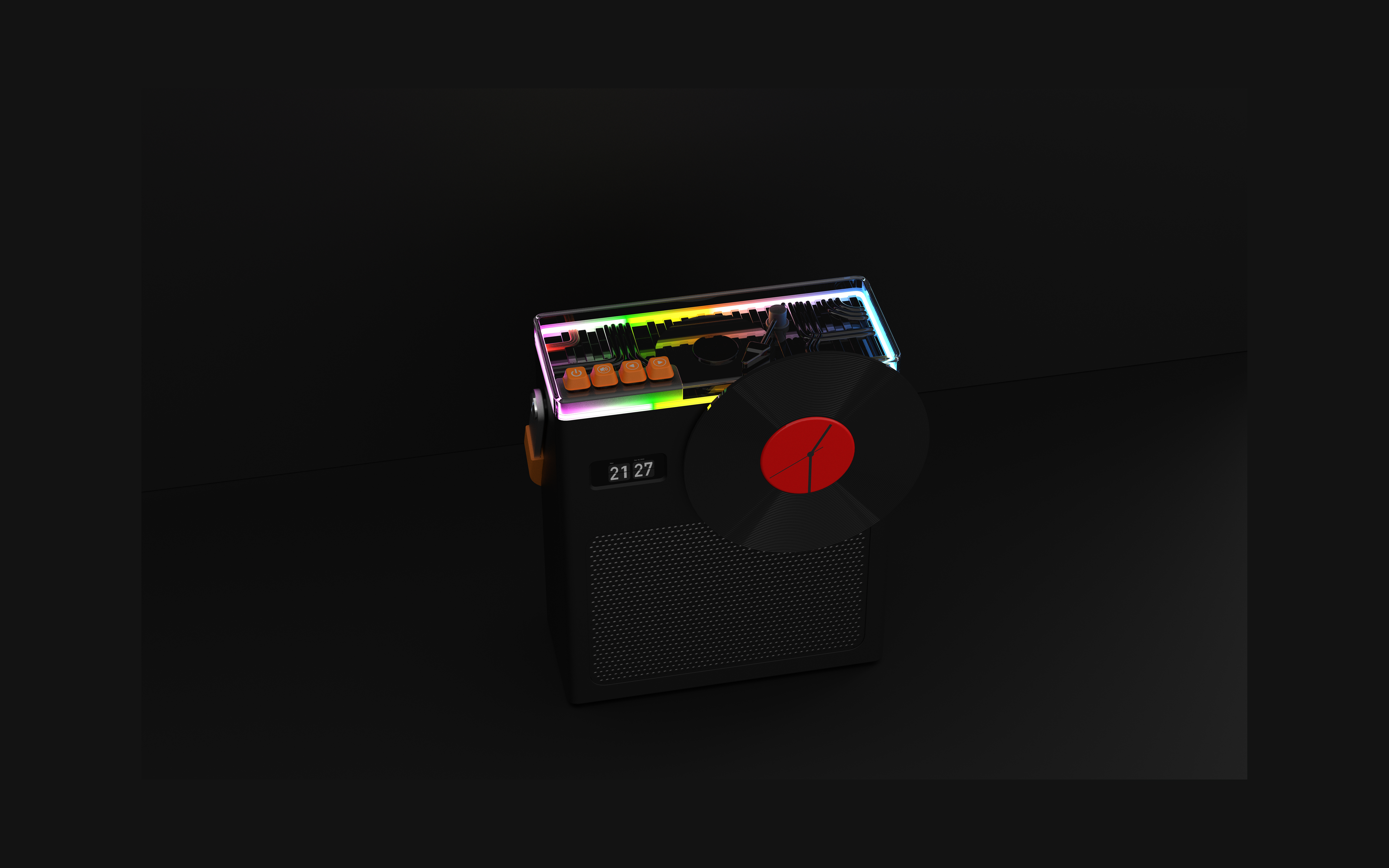 Light Retro Speaker，