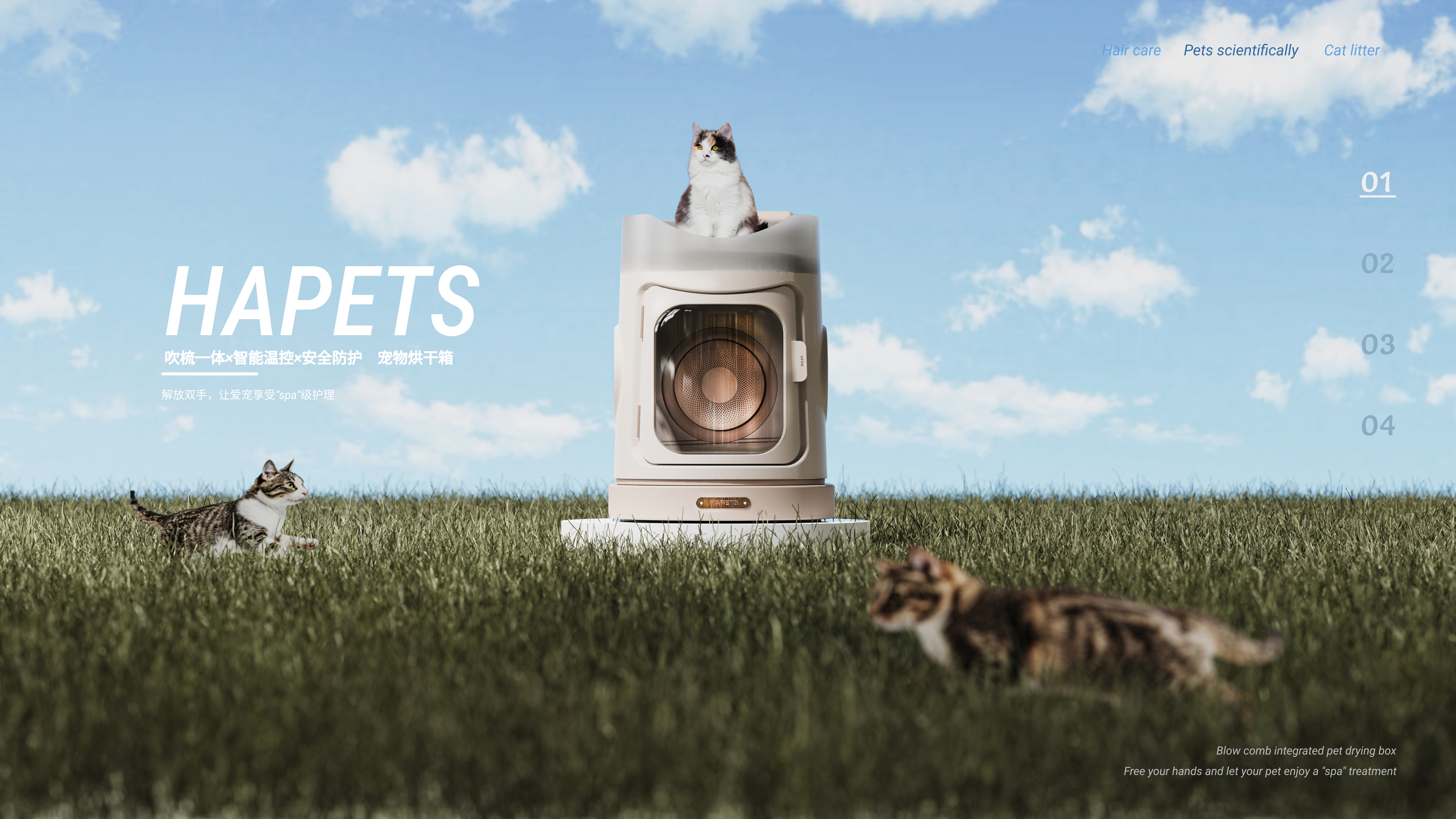 Pets，Drying oven，Hair care，