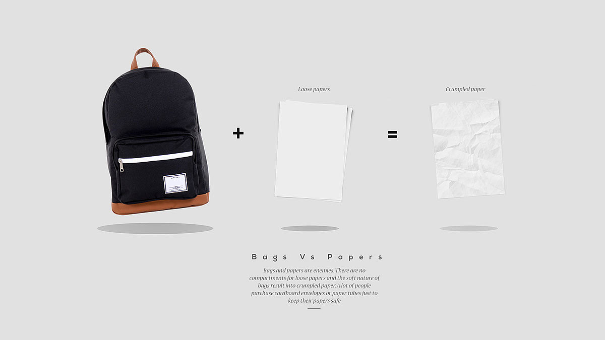designer，student，file，a4，knapsack，
