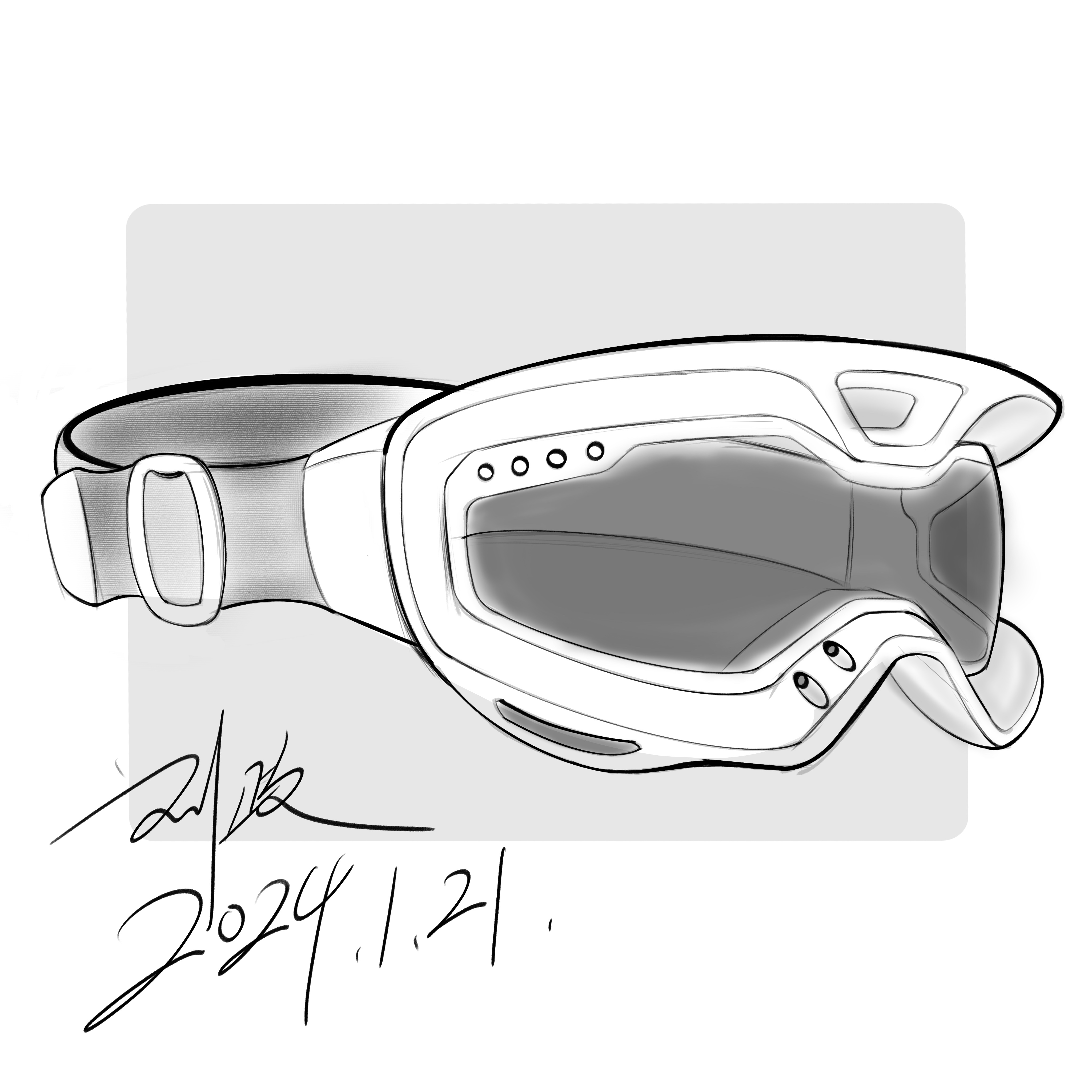 Glasses design，Hand drawn sketch，industrial design，product design，Hand drawn industrial design，Hand drawn product design，