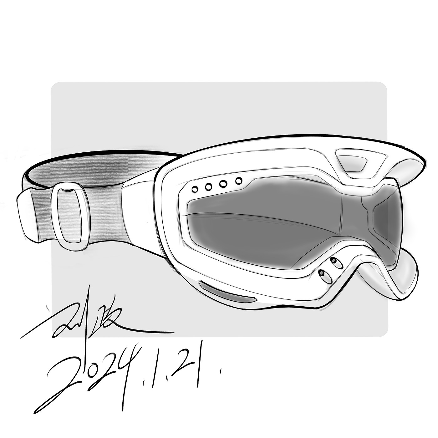 Glasses design，Hand drawn sketch，industrial design，product design，Hand drawn industrial design，Hand drawn product design，