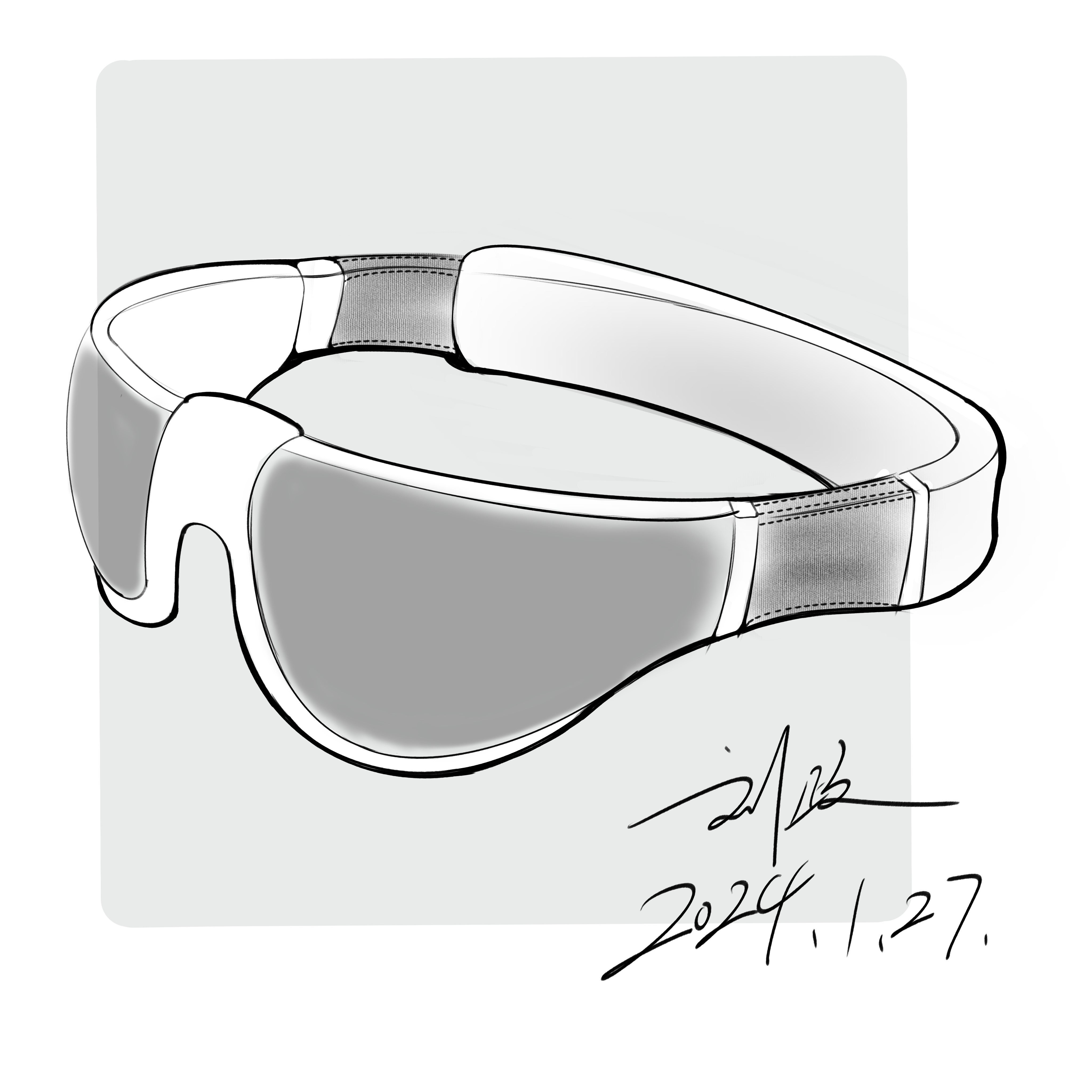 Glasses design，Hand drawn sketch，industrial design，product design，Hand drawn industrial design，Hand drawn product design，