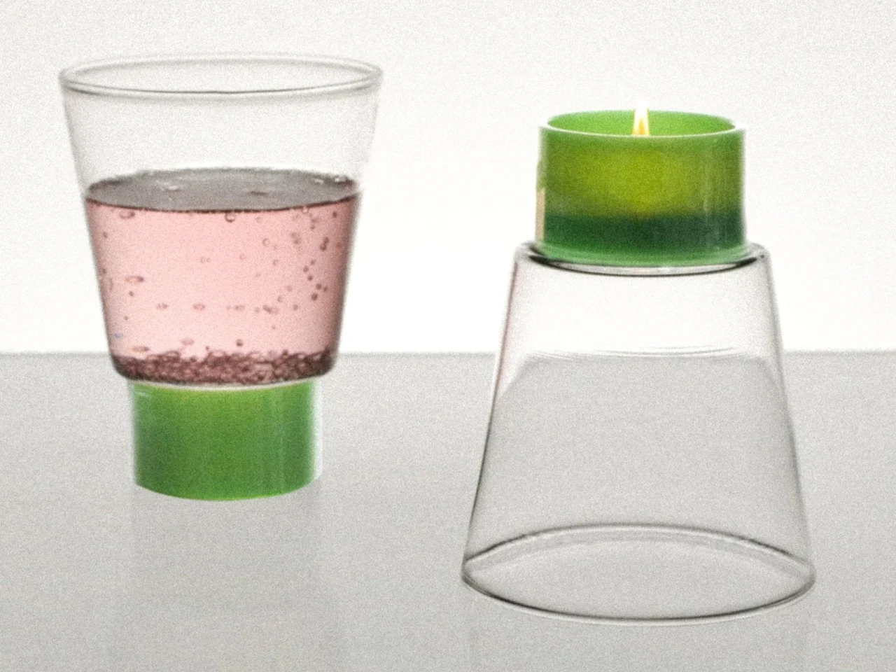 Podio，glass，Candlestick，Housewear & Furnishings，