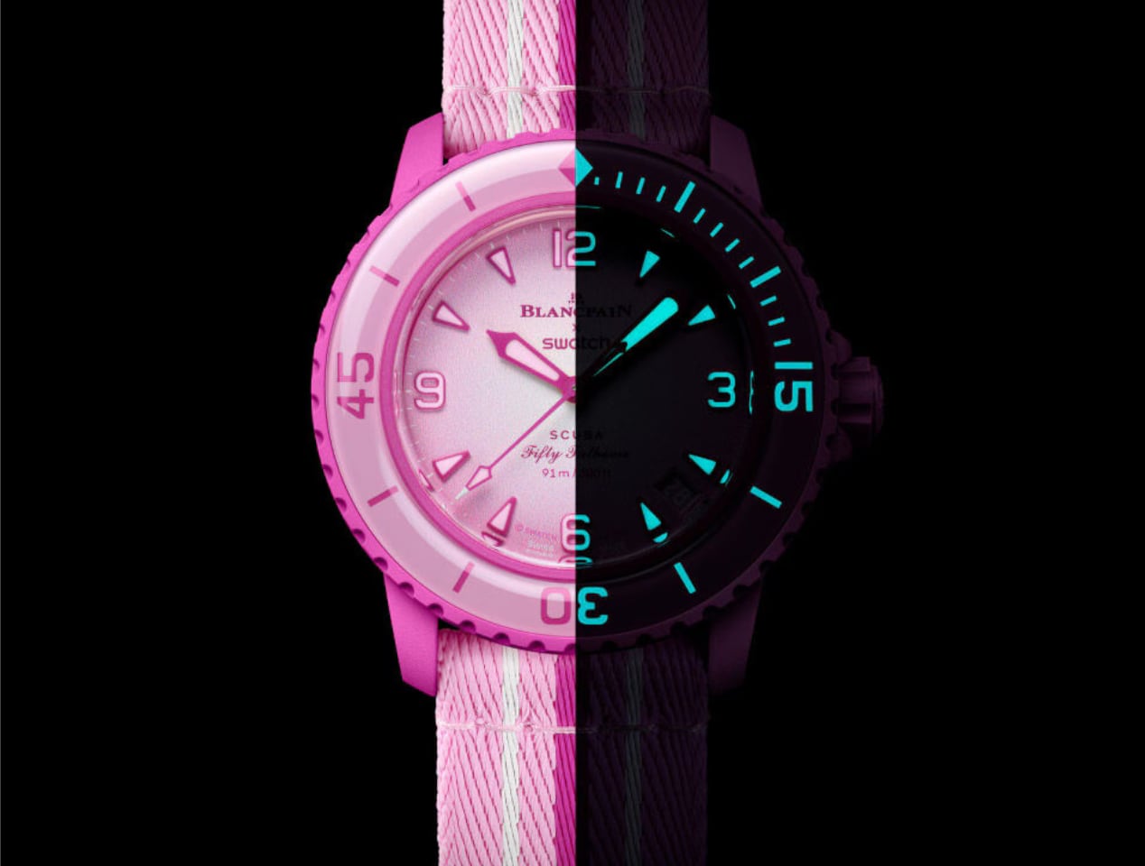 Wristwatch，Wrist watch，Fashion products，swatch，BLANCPAIN，