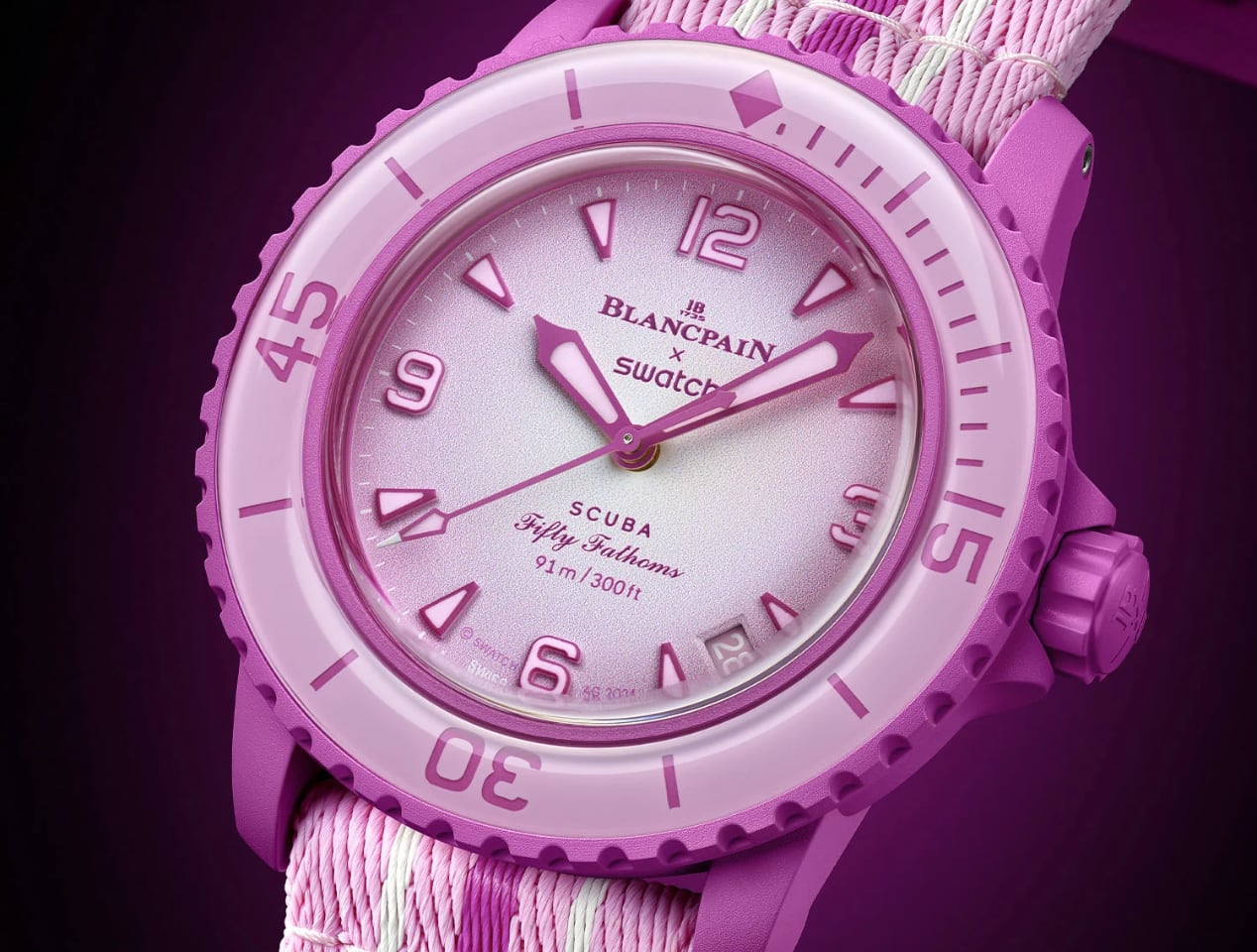 Wristwatch，Wrist watch，Fashion products，swatch，BLANCPAIN，