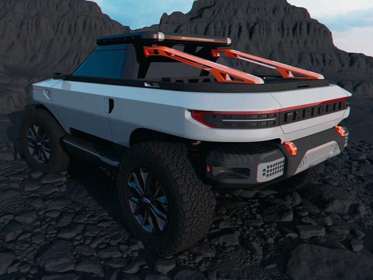 vehicle，automobile，Pickup，Ford Explorer，