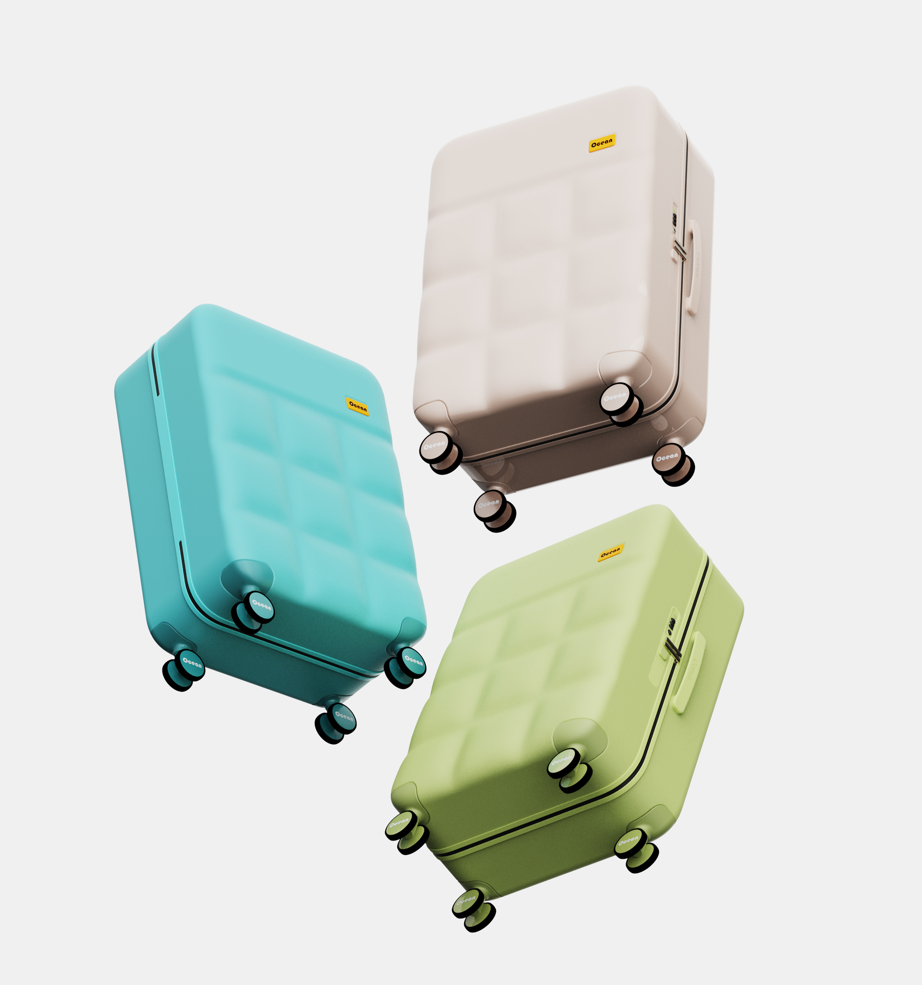 Industrial design, home travel, luggage，