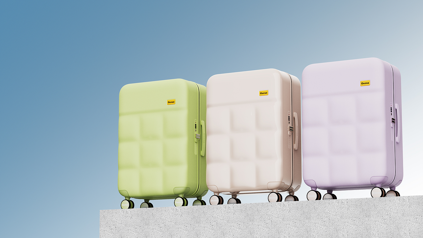 Industrial design, home travel, luggage，